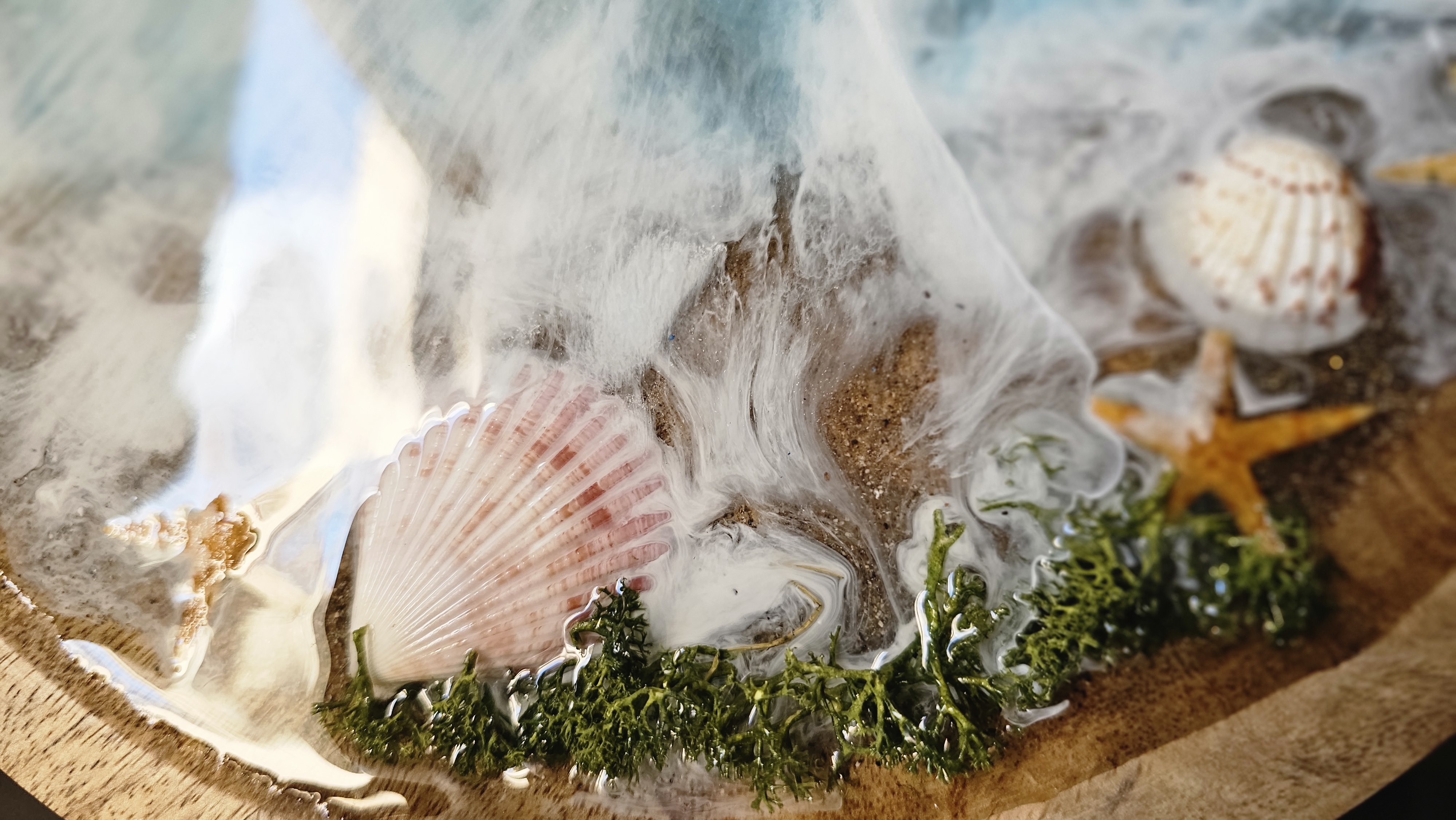 Plato decorativo marino