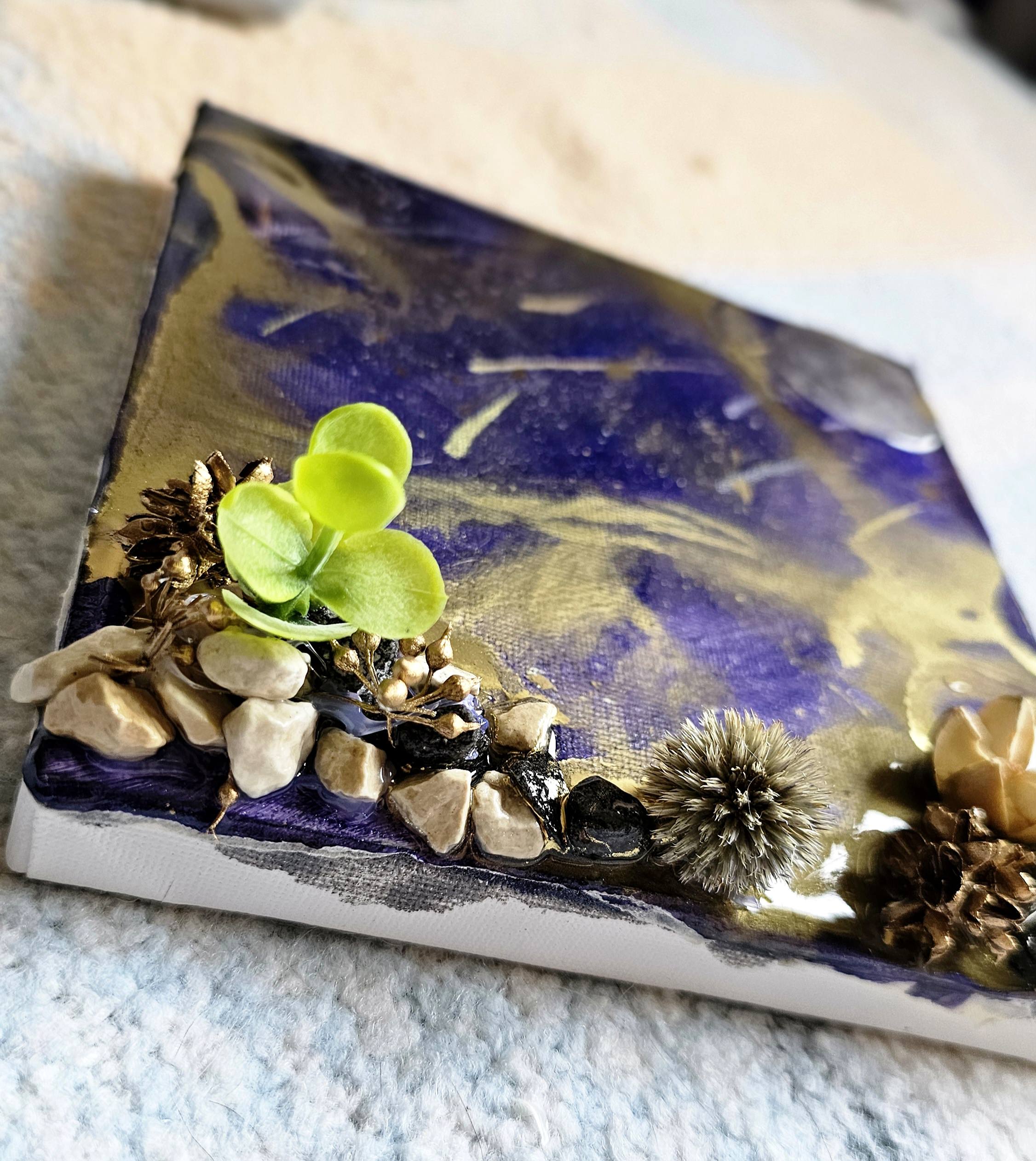 Cuadro en resina Starry Star Night