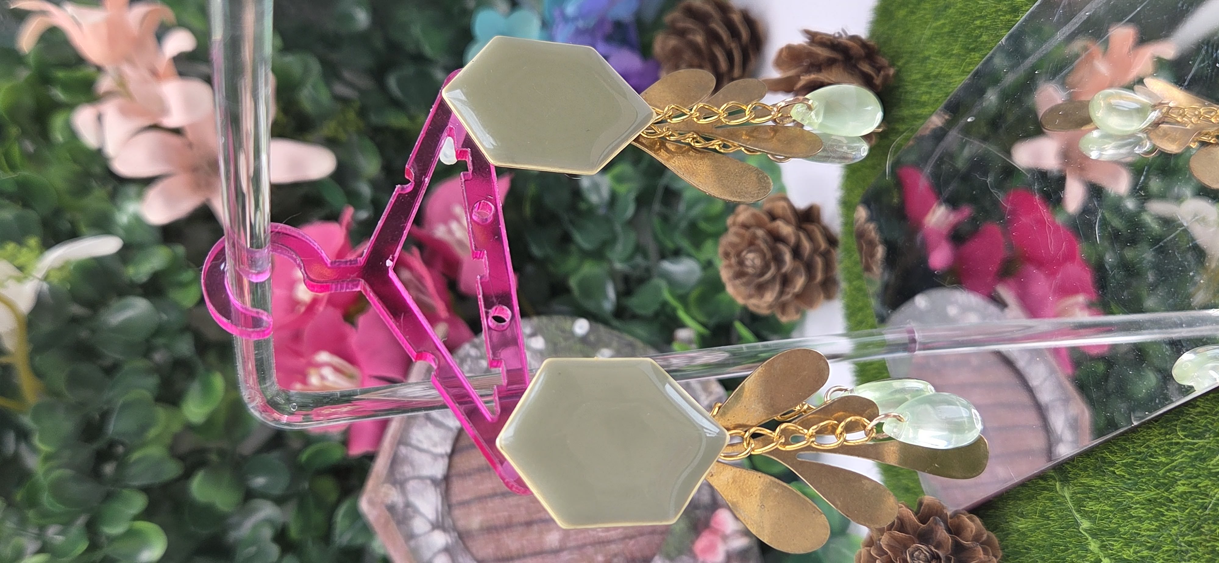 Pendientes geométricos elegantes