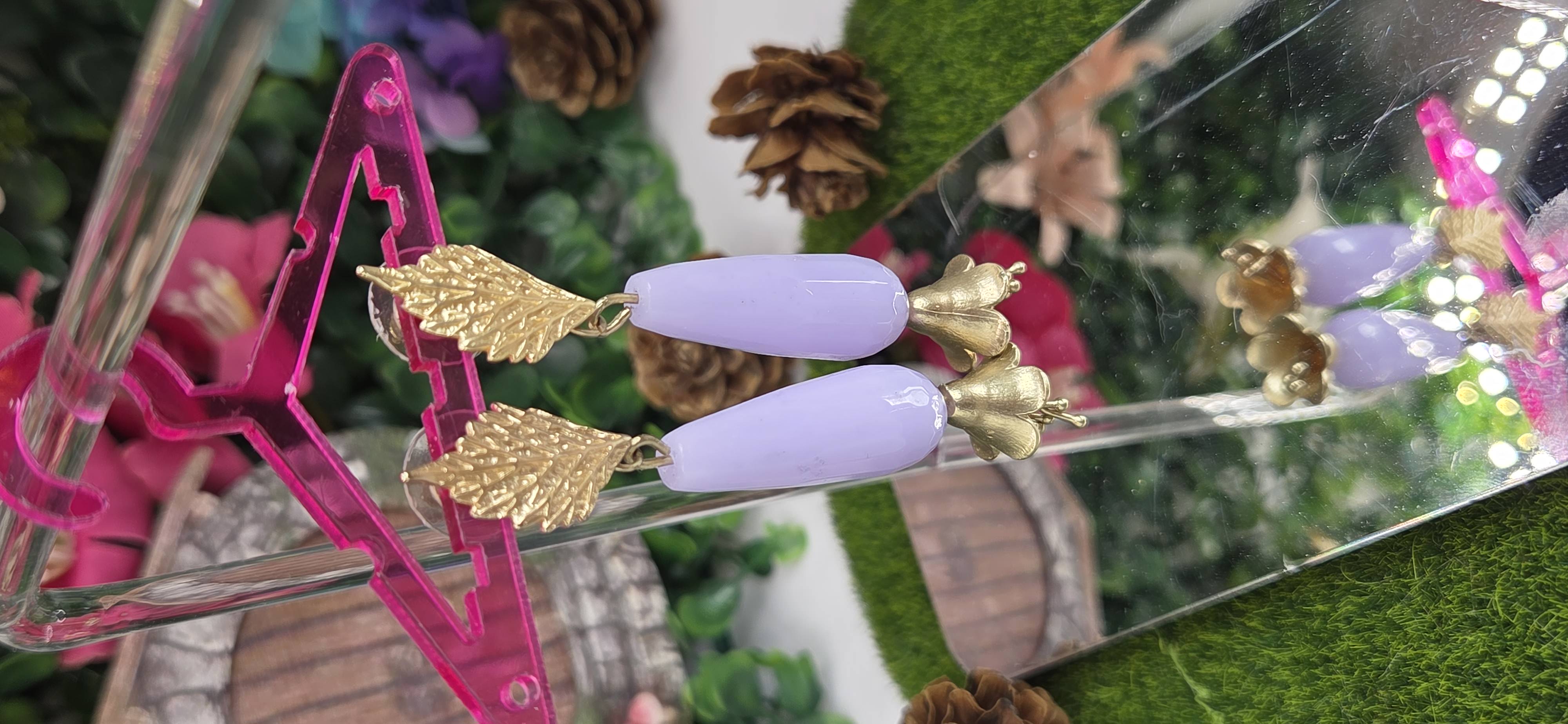 Pendientes Semi-precious Lilac