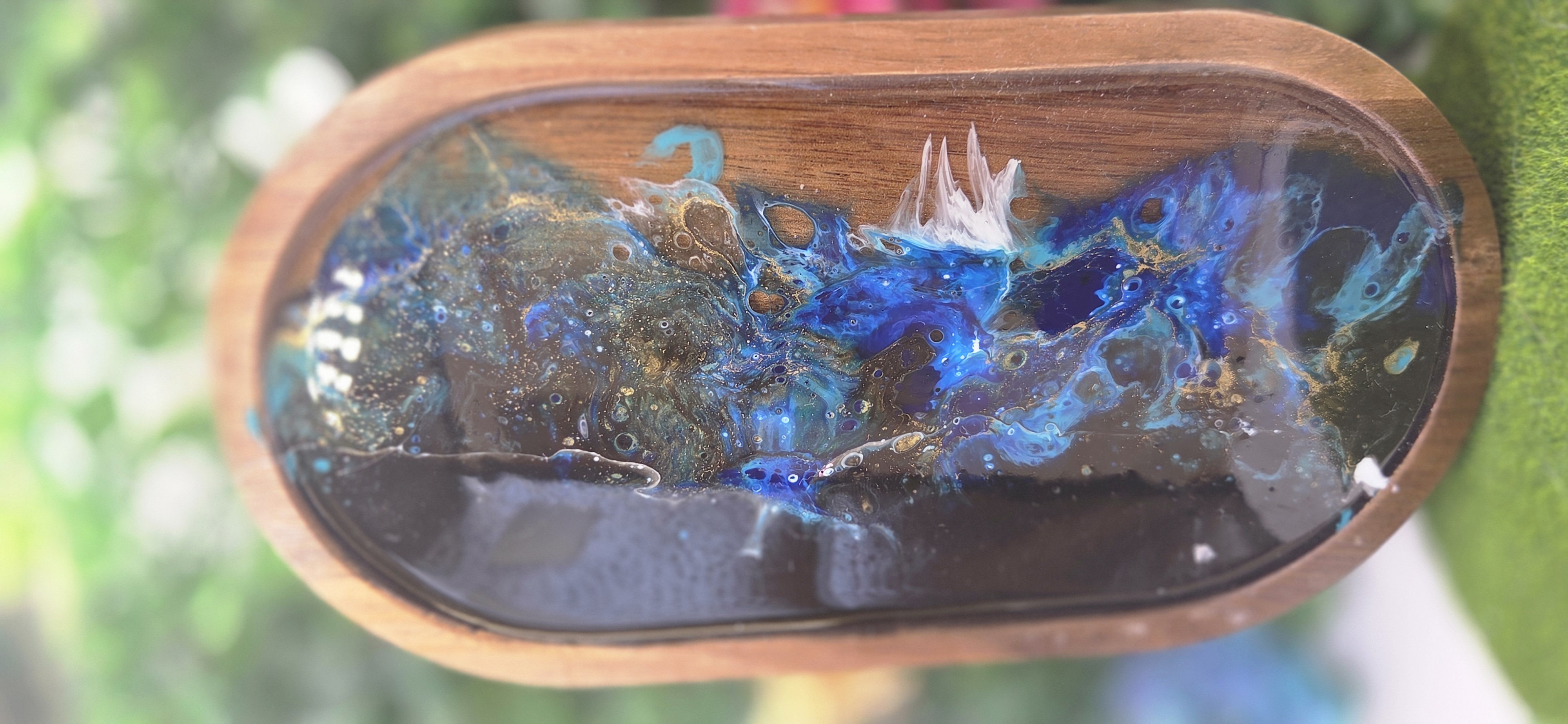 Bandeja Madera y Resina