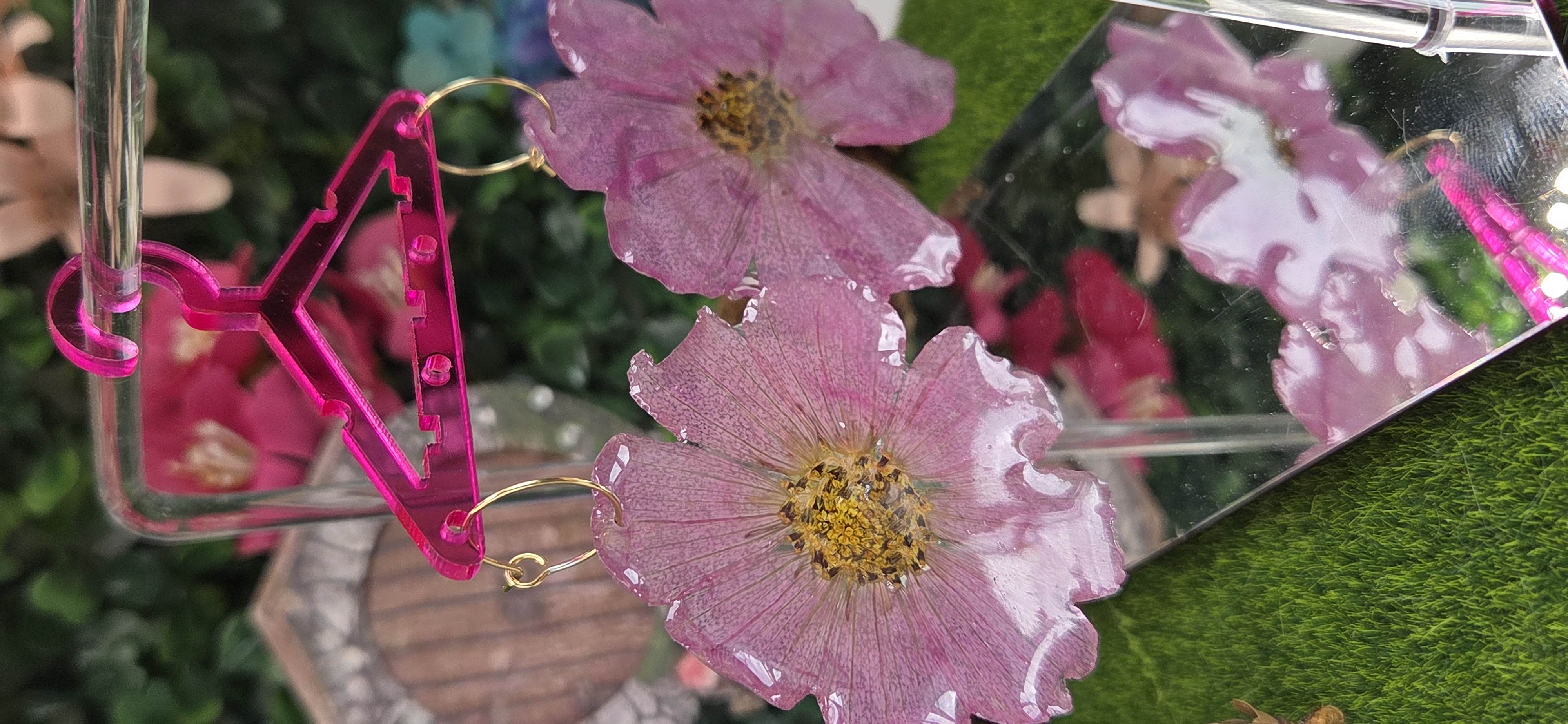 Pendientes Flor de Cosmos