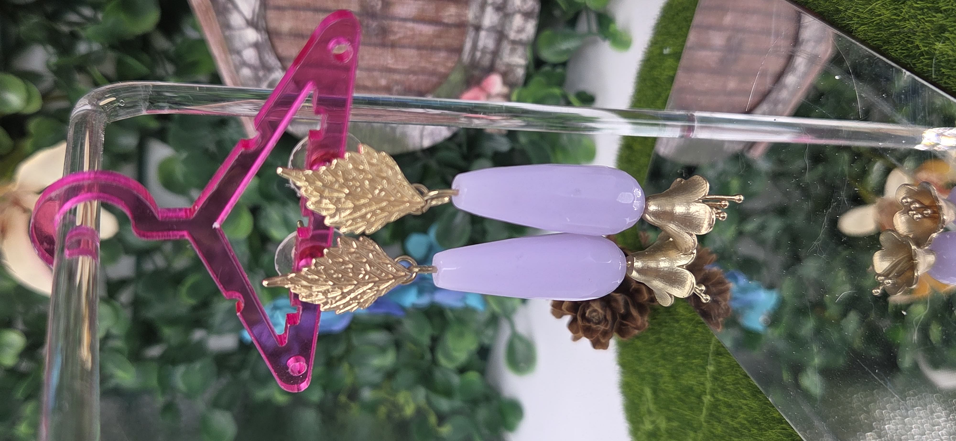 Pendientes Semi-precious Lilac