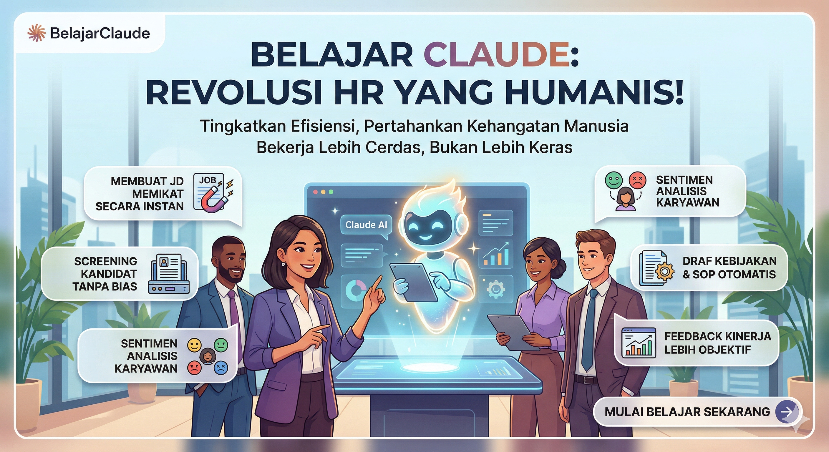 Belajar Claude AI Untuk HR : Basic & Intermediate 