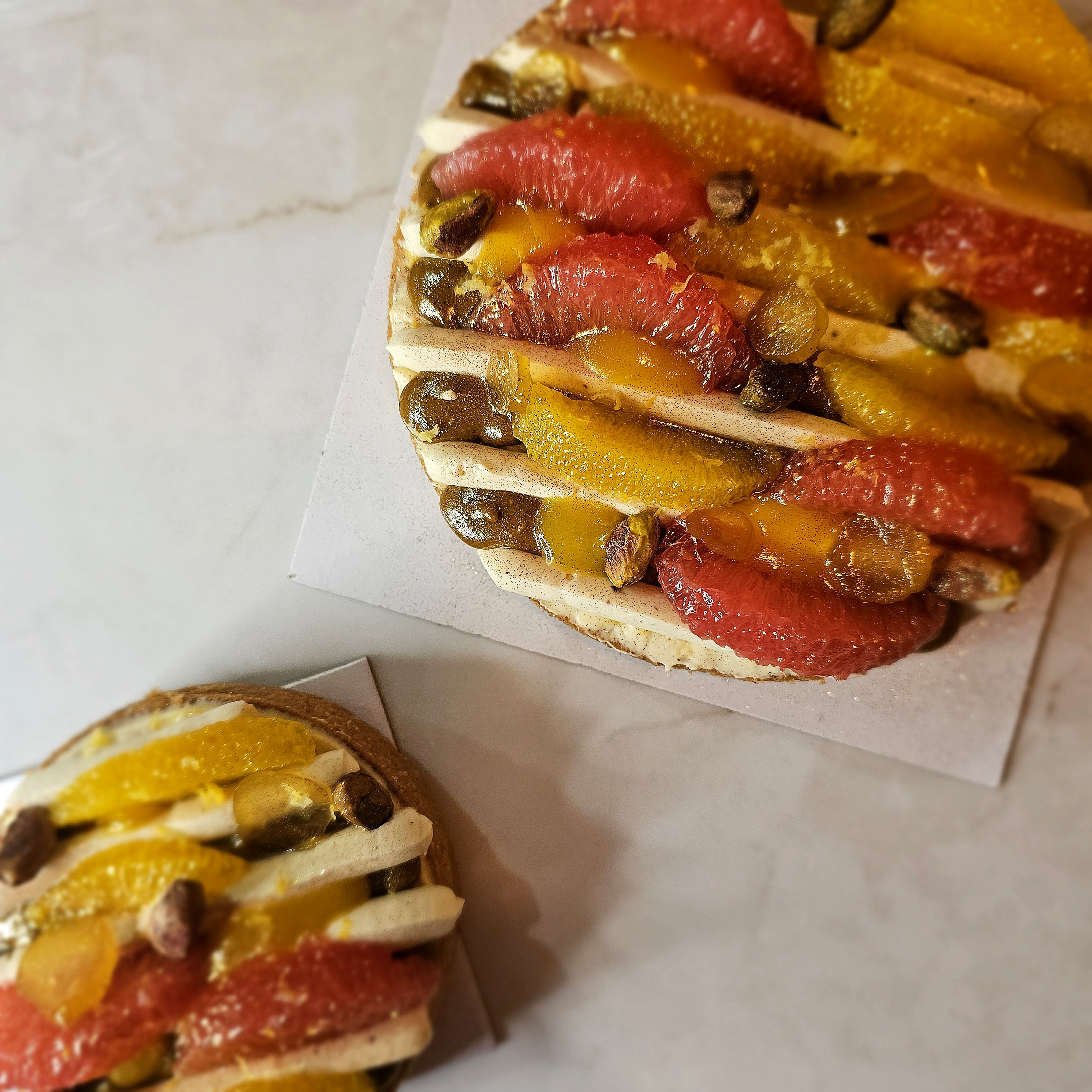 La Tarte Pistache, Fleur Oranger, Agrumes Frais