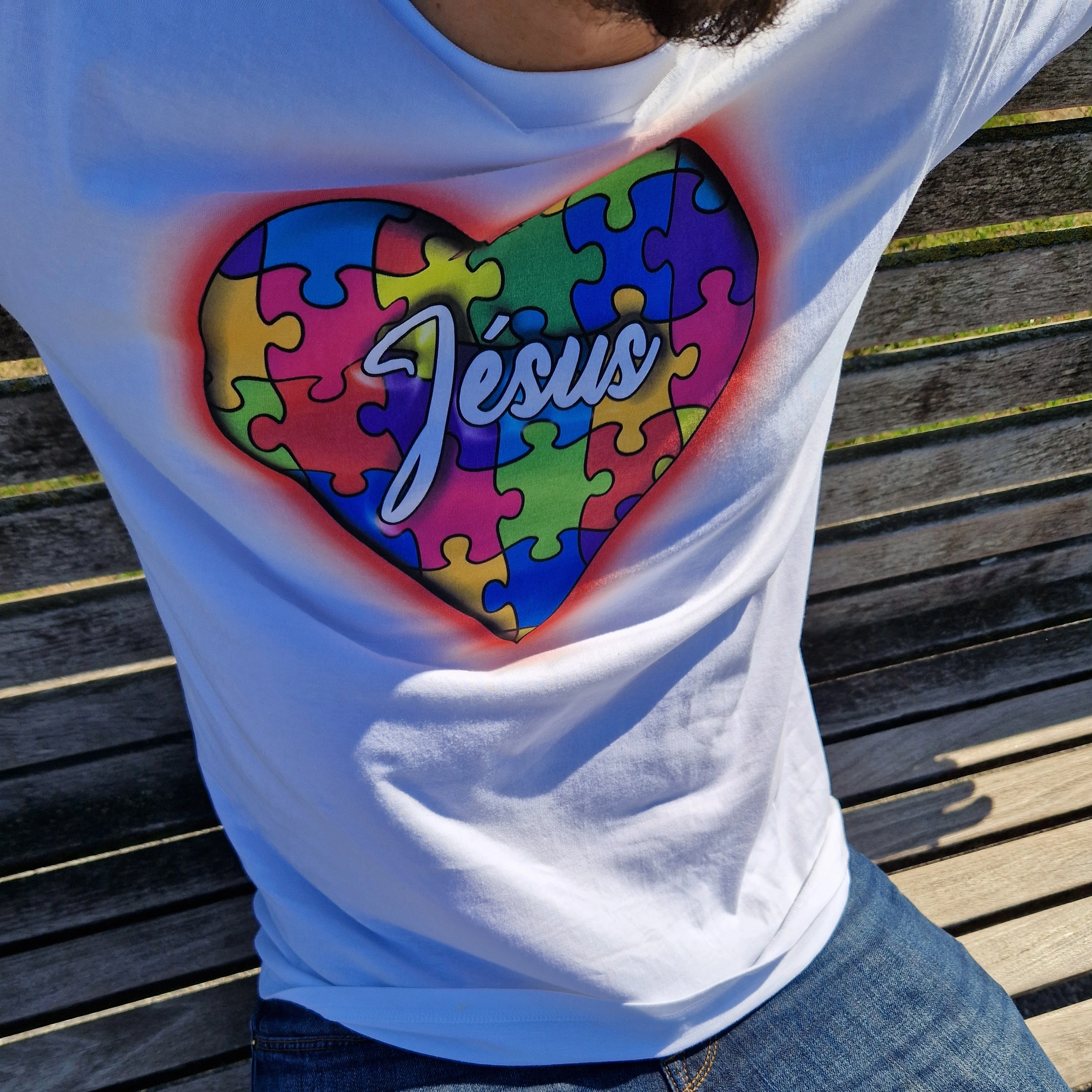 T-Shirt  Jésus la pièce manquante du puzzle
