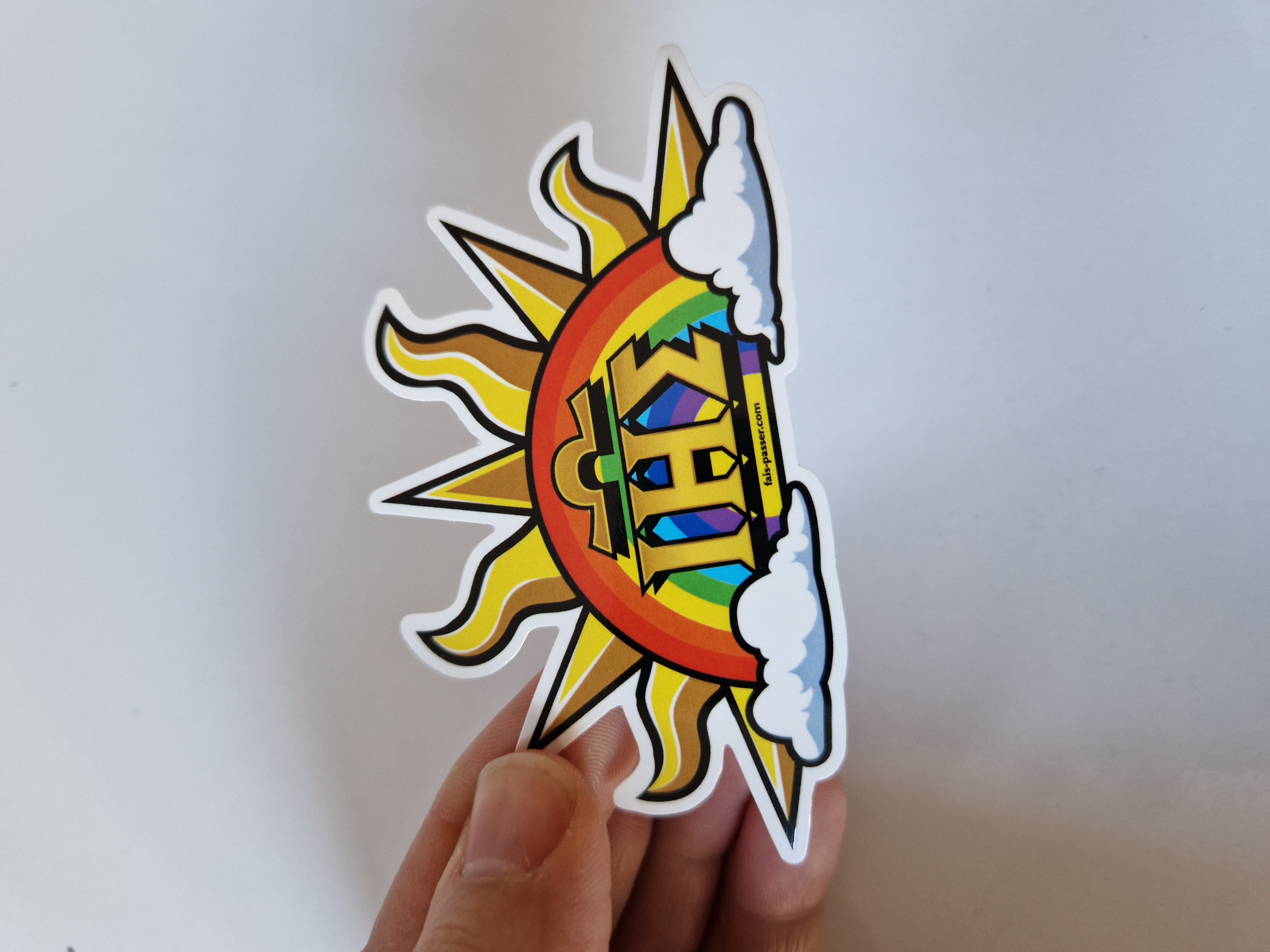 Autocollant Arc-en-Soleil