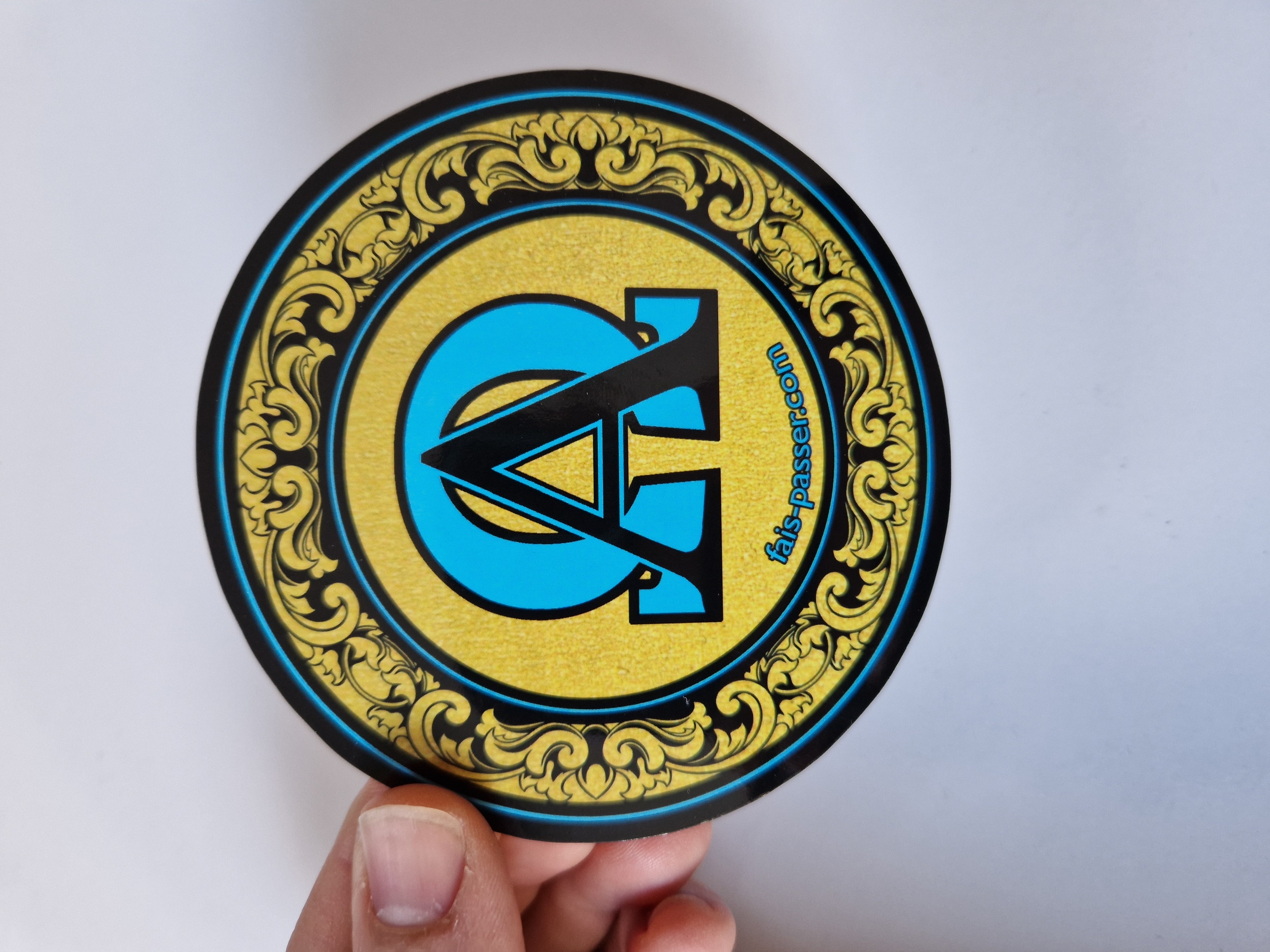 Autocollant Alpha & Omega