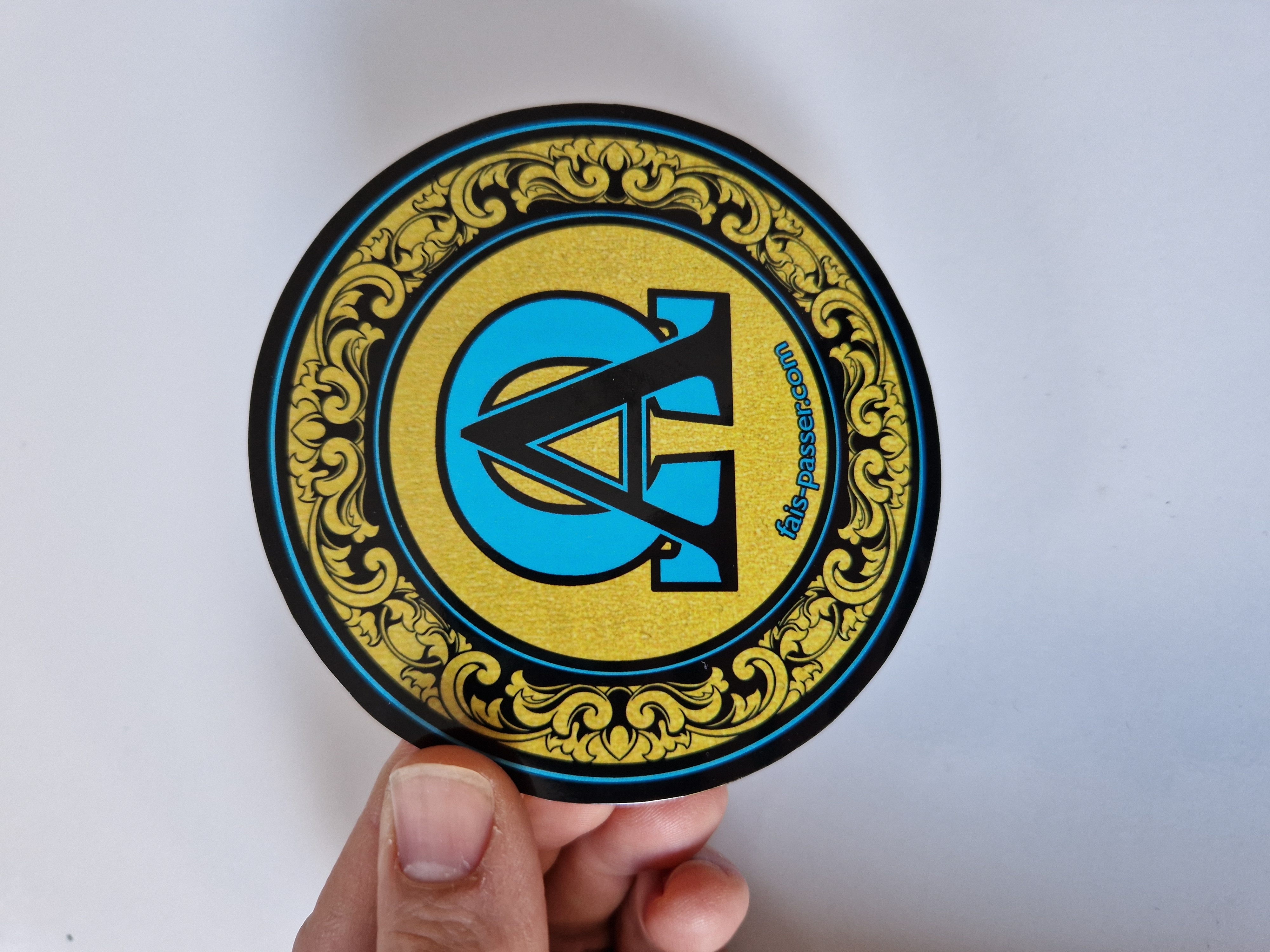 Autocollant Alpha & Omega