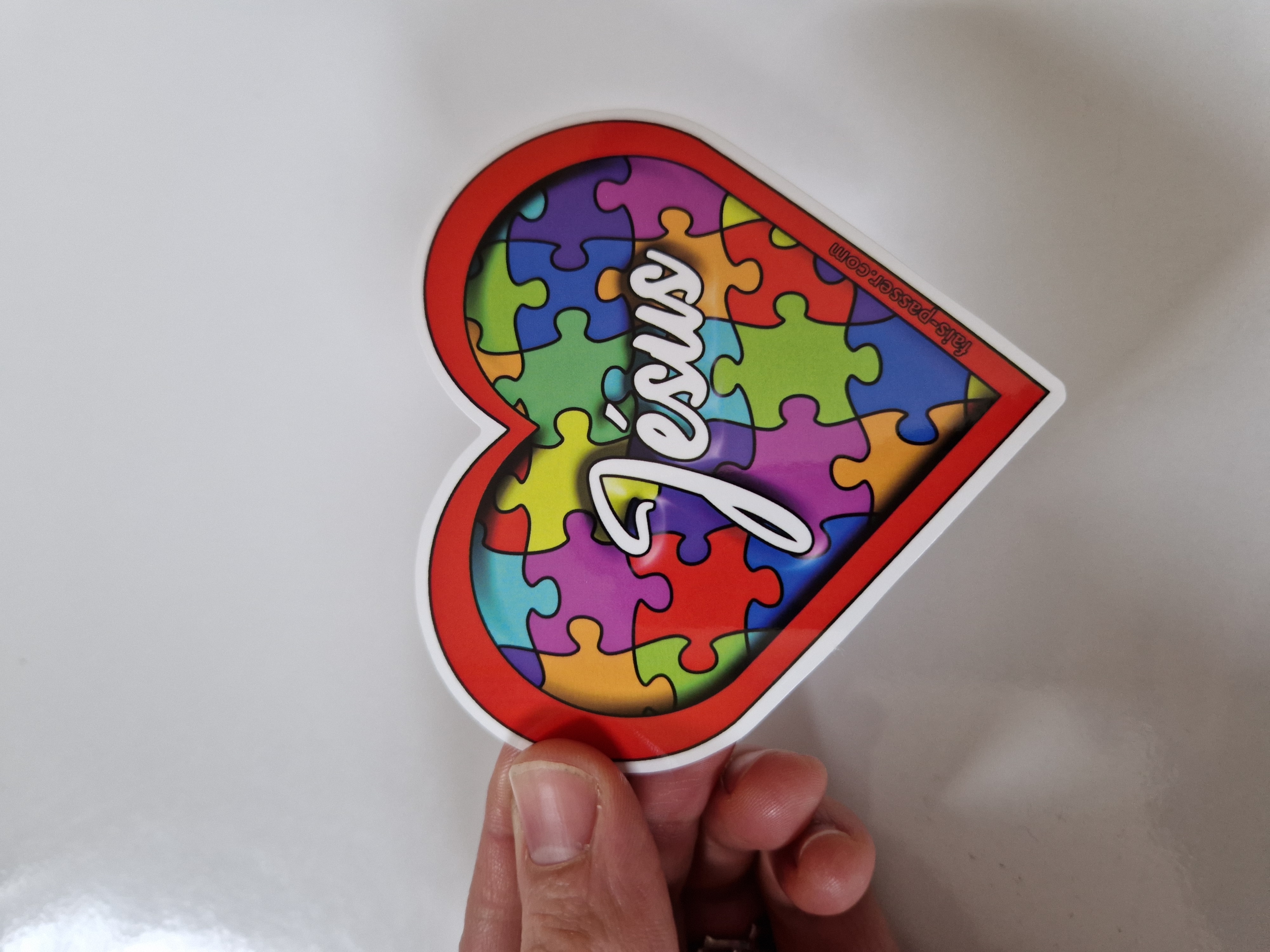 Sticker Jésus la pièce manquante du coeur