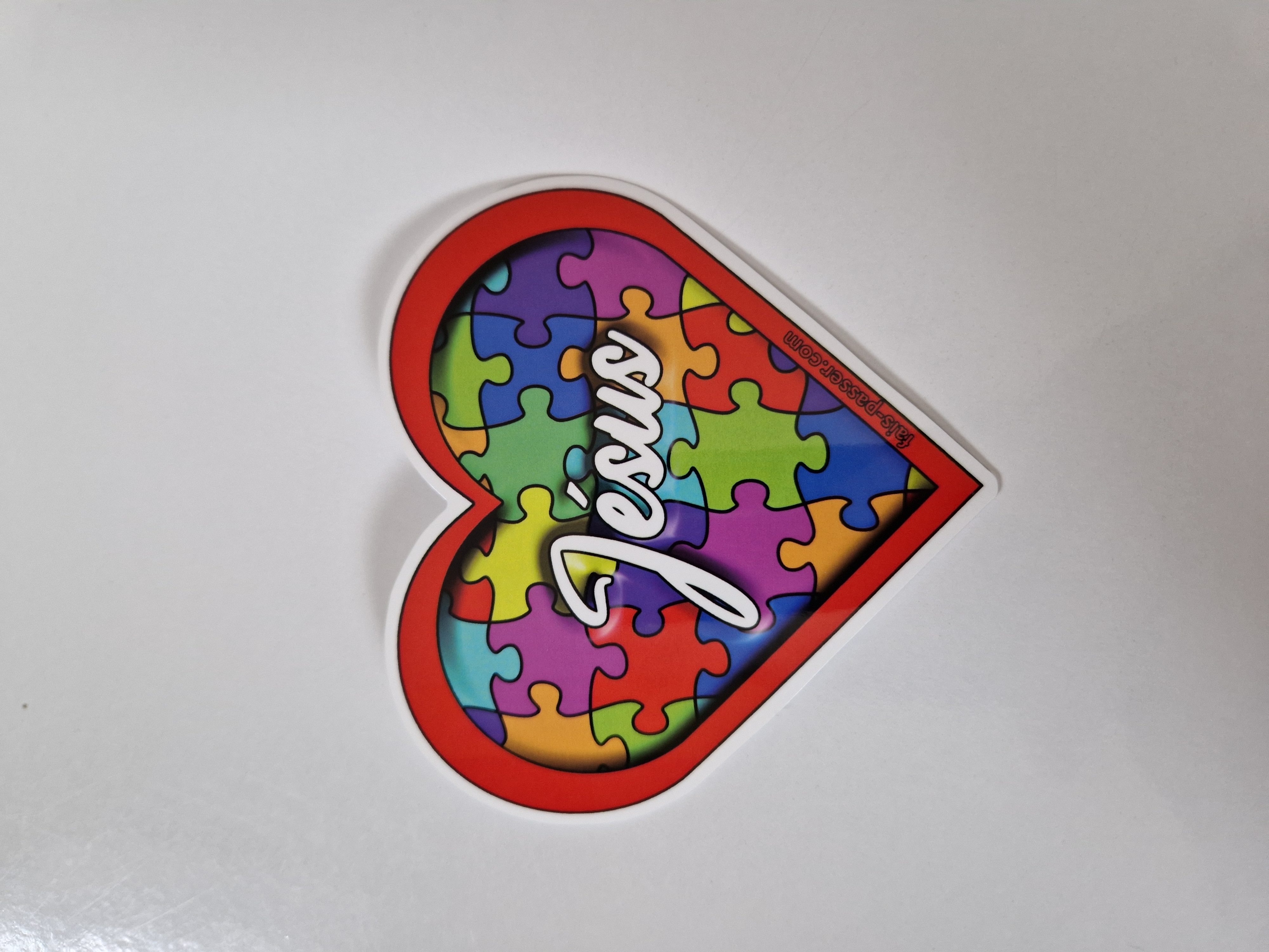 Sticker Jésus la pièce manquante du coeur