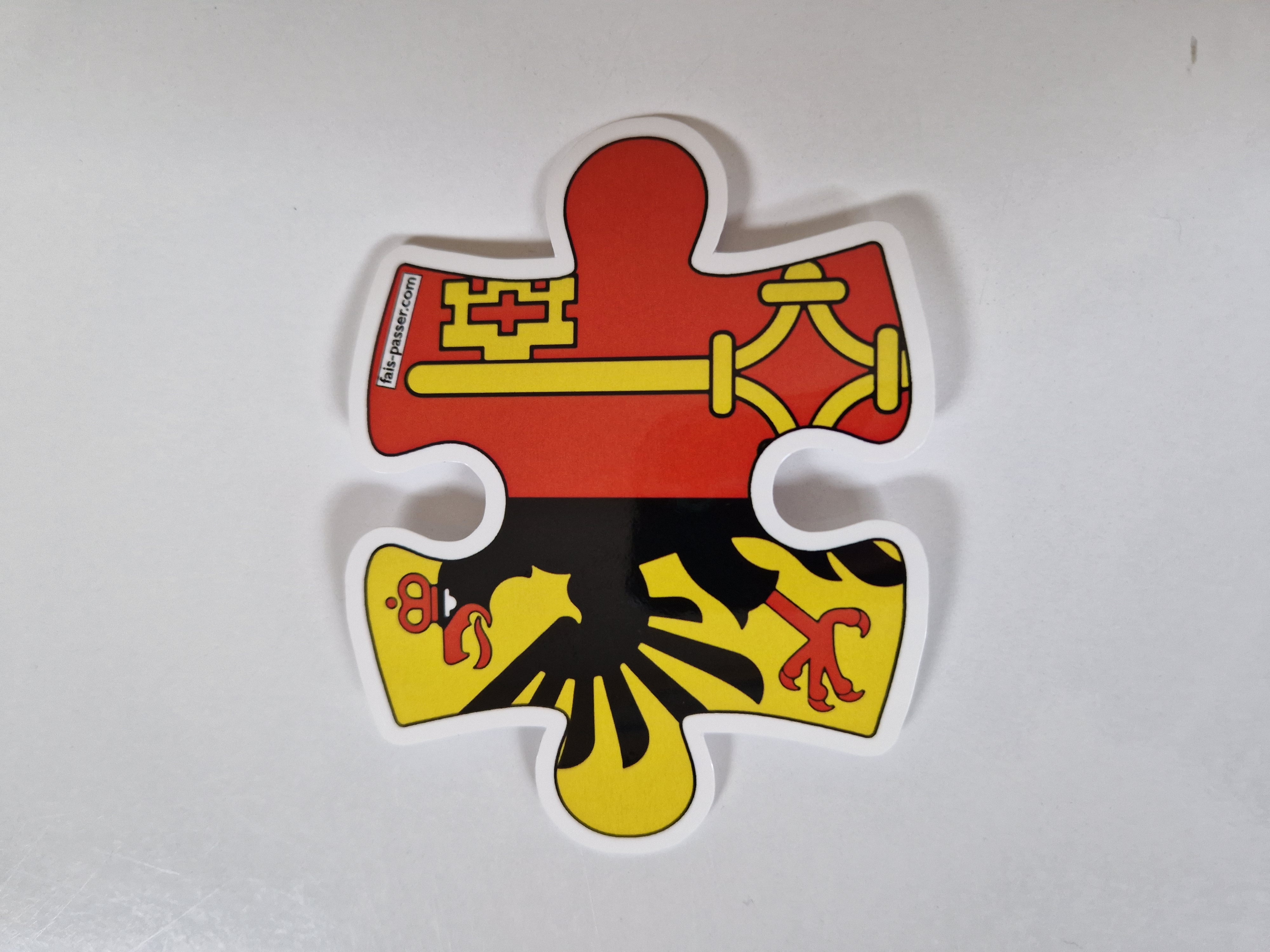 Autocollant Pièce de puzzle Genève