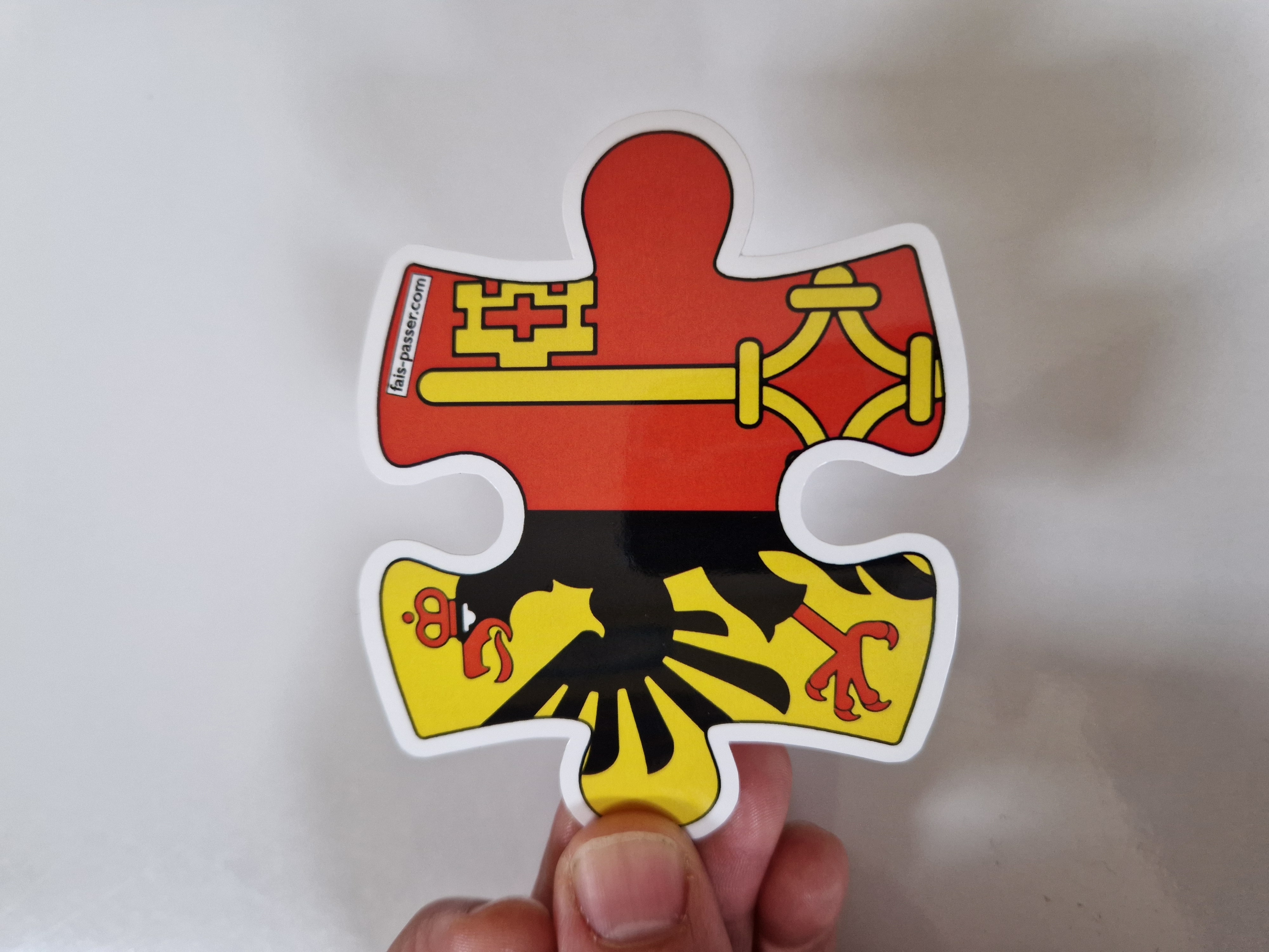 Autocollant Pièce de puzzle Genève