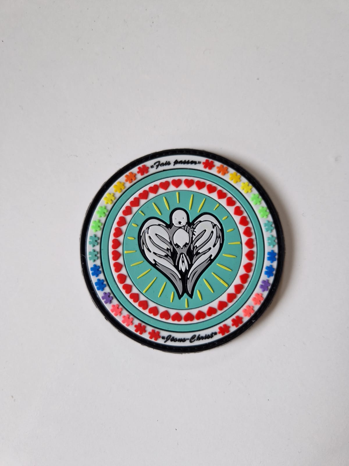 Badge Coeur-Colombe