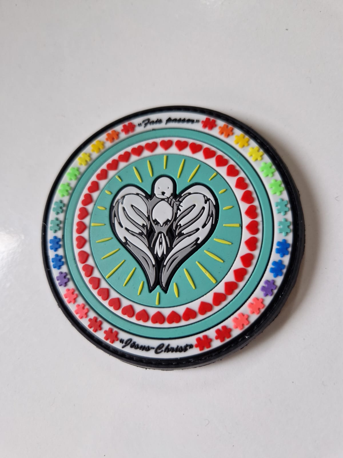 Badge Coeur-Colombe