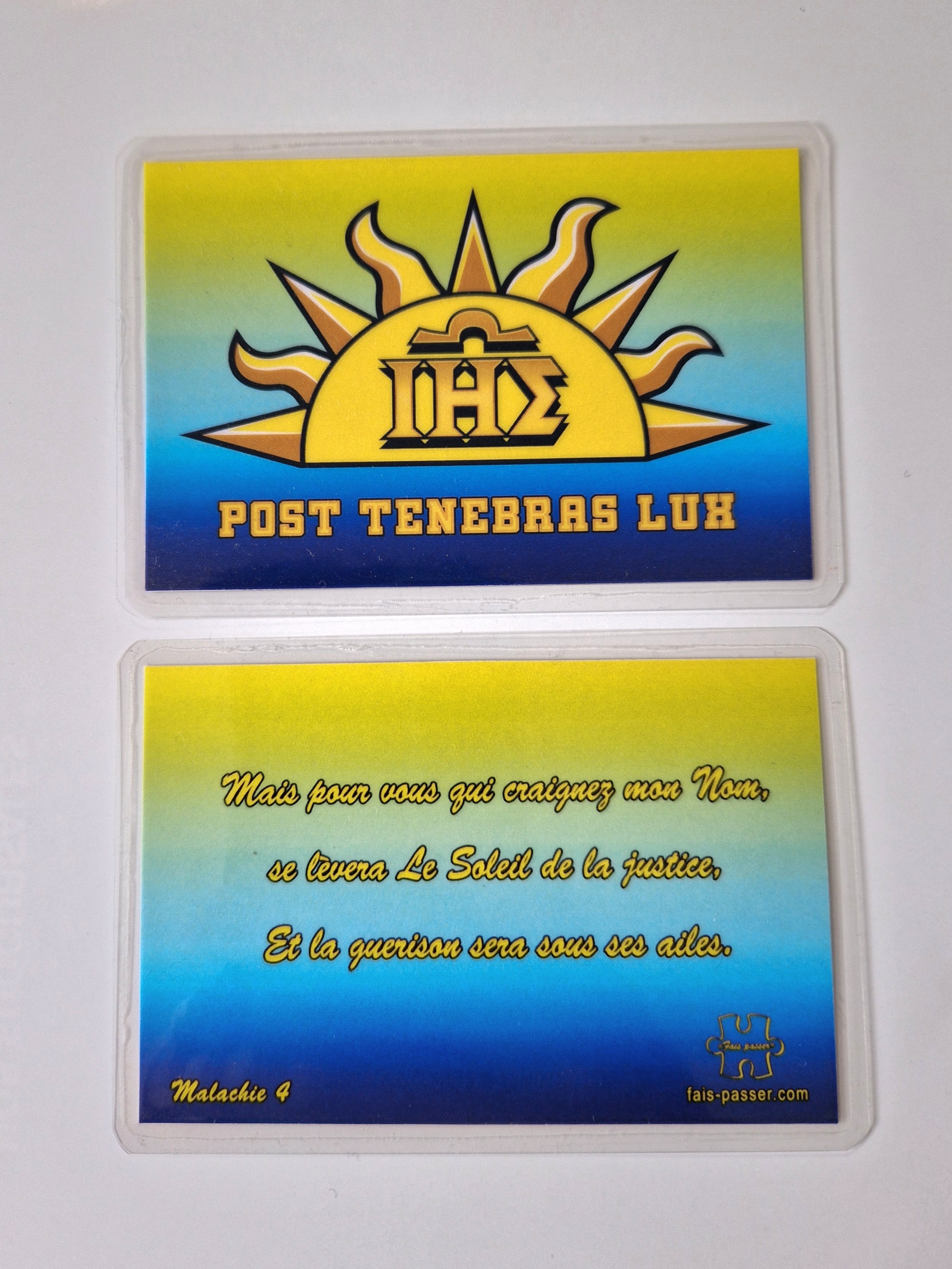 Marque-pages fais-passer 