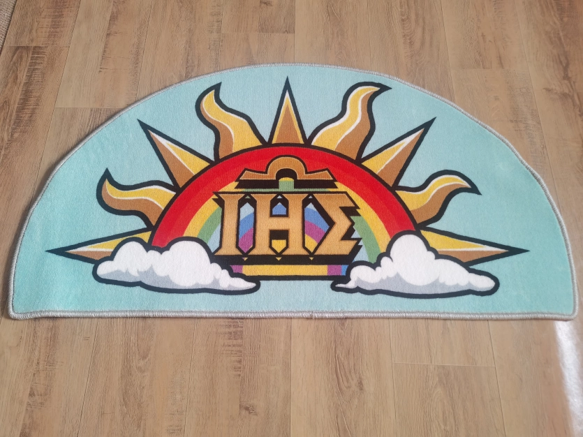 Tapis de sol / Descente de lit Arc-en-Soleil