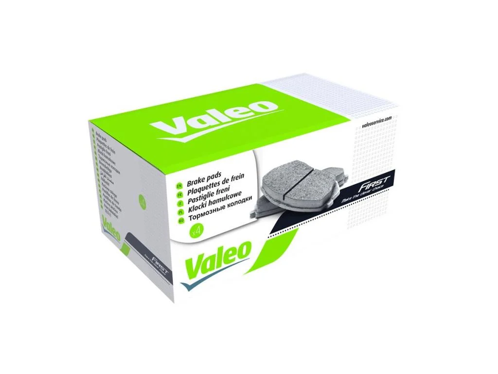 Jeu de 4 plaquettes de frein VALEO - 302545