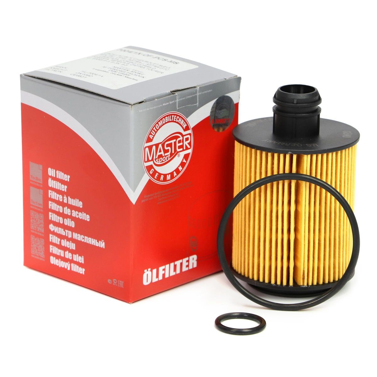 MASTER-SPORT 7004/1X-OF-PCS-MS Filtre à huile, pour Cadillac, Chevrolet, Fiat, Peugeot, Citroën, Alfa Romeo, Ford, Opel, Suzuki...