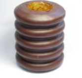 Baumkuchen Zartbitter 5 Ringe am Stück 500g Höhe ca. 14,5 cm