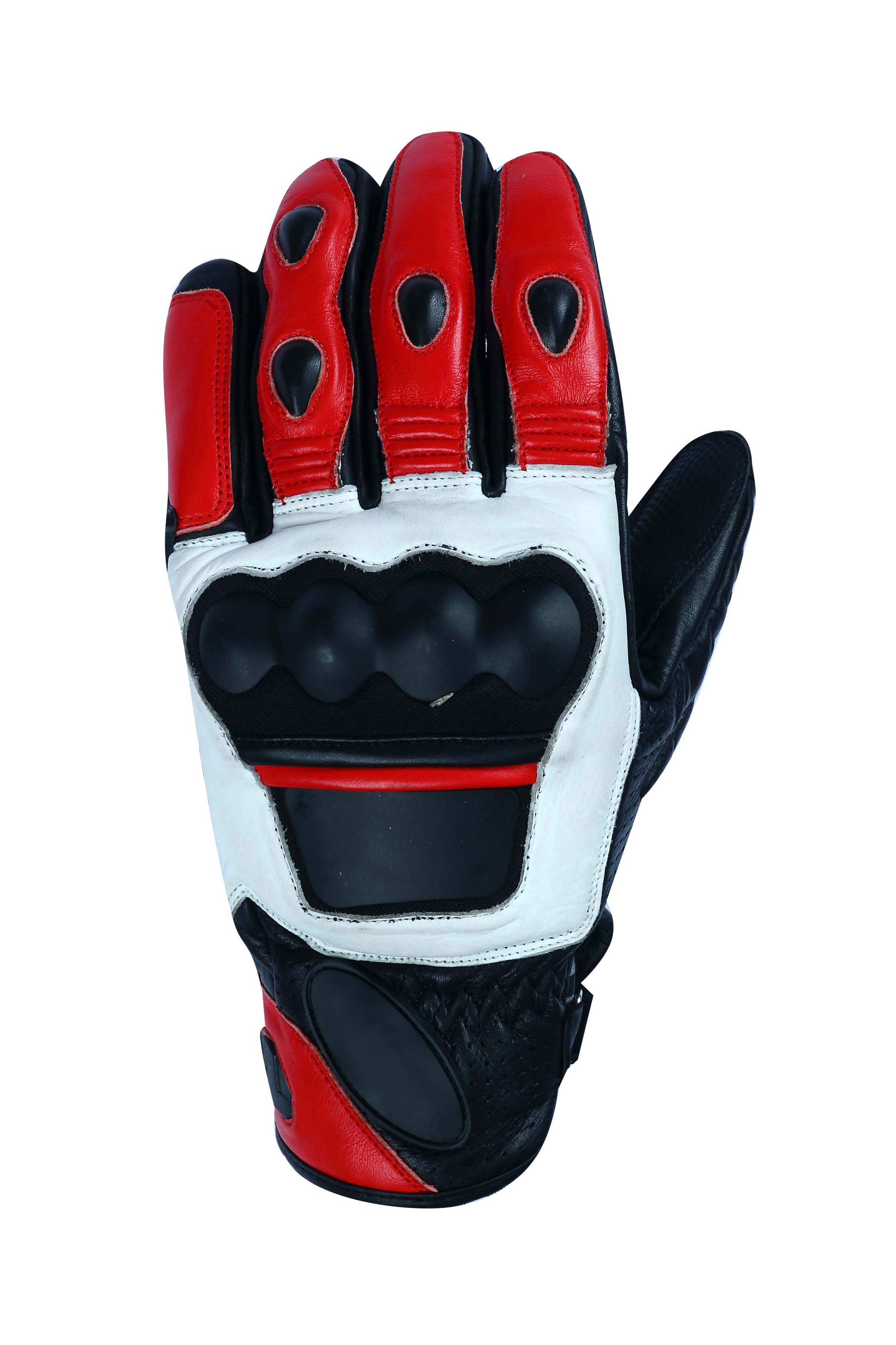 Premium Cowhide Motorbike Leather Gloves – CE Certified Riding Protection for Men & Women