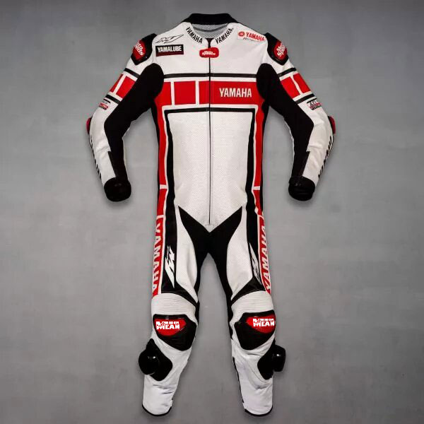 Yamaha Motorcycle 100% Cowhide Leather Racing Suit