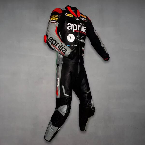 Jordi Torres Aprilia Black Leather Racing Suit – Premium Protection by BoldicaSports