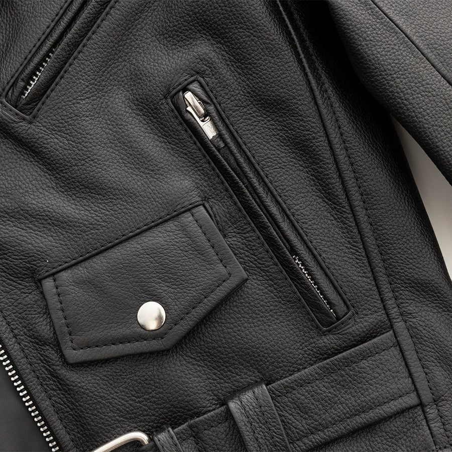 Boldica Reign Men’s Leather Motorcycle Riding Jacket – Dominance Meets Classic Biker Style