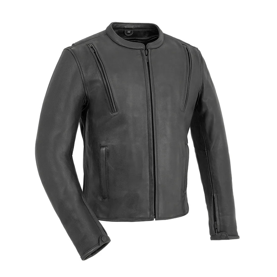 Boldica Black Legend Men’s Motorcycle Jacket – Premium Cowhide Leather Rider Gear