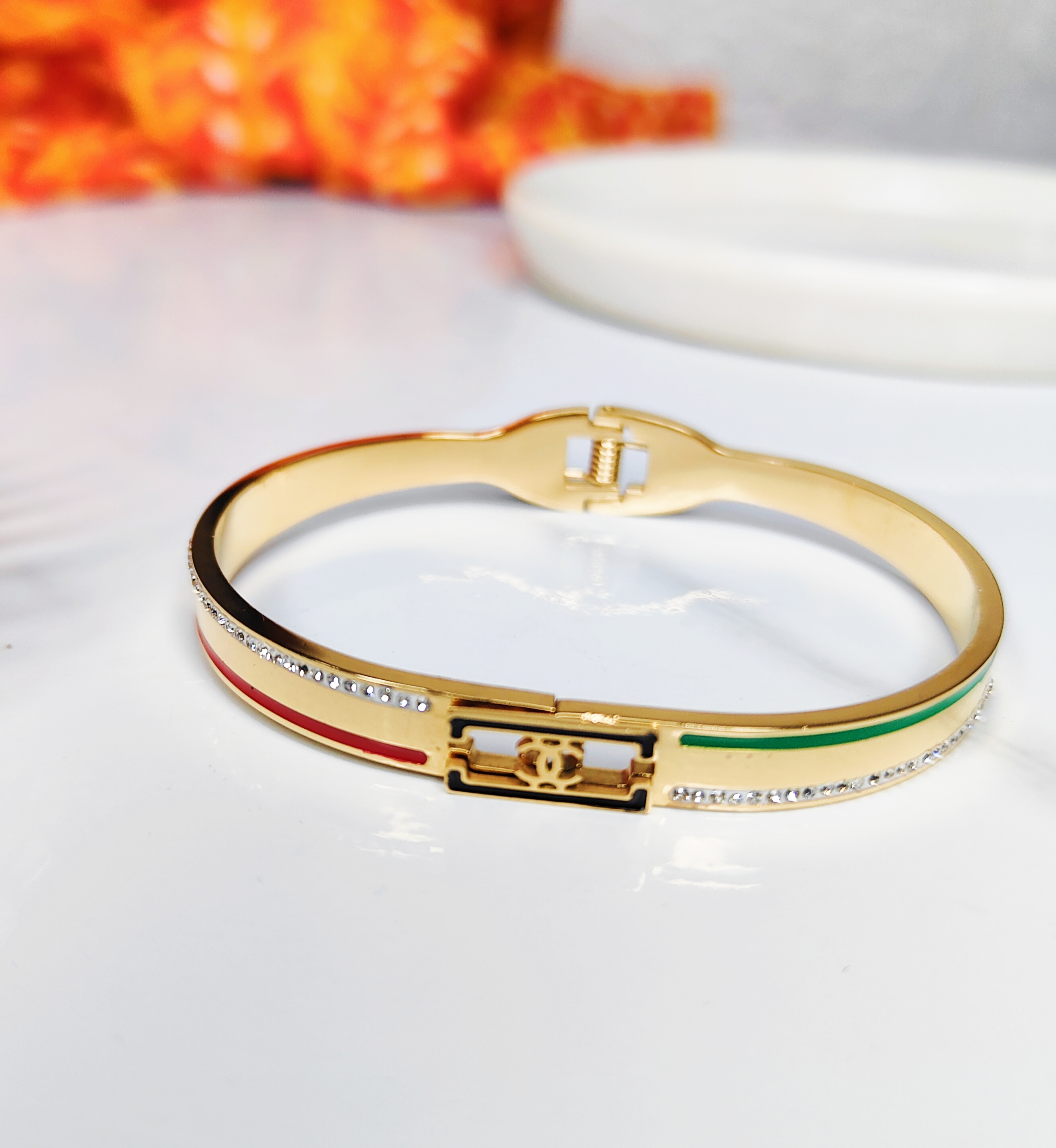 Elegant Gold-Plated Bracelet