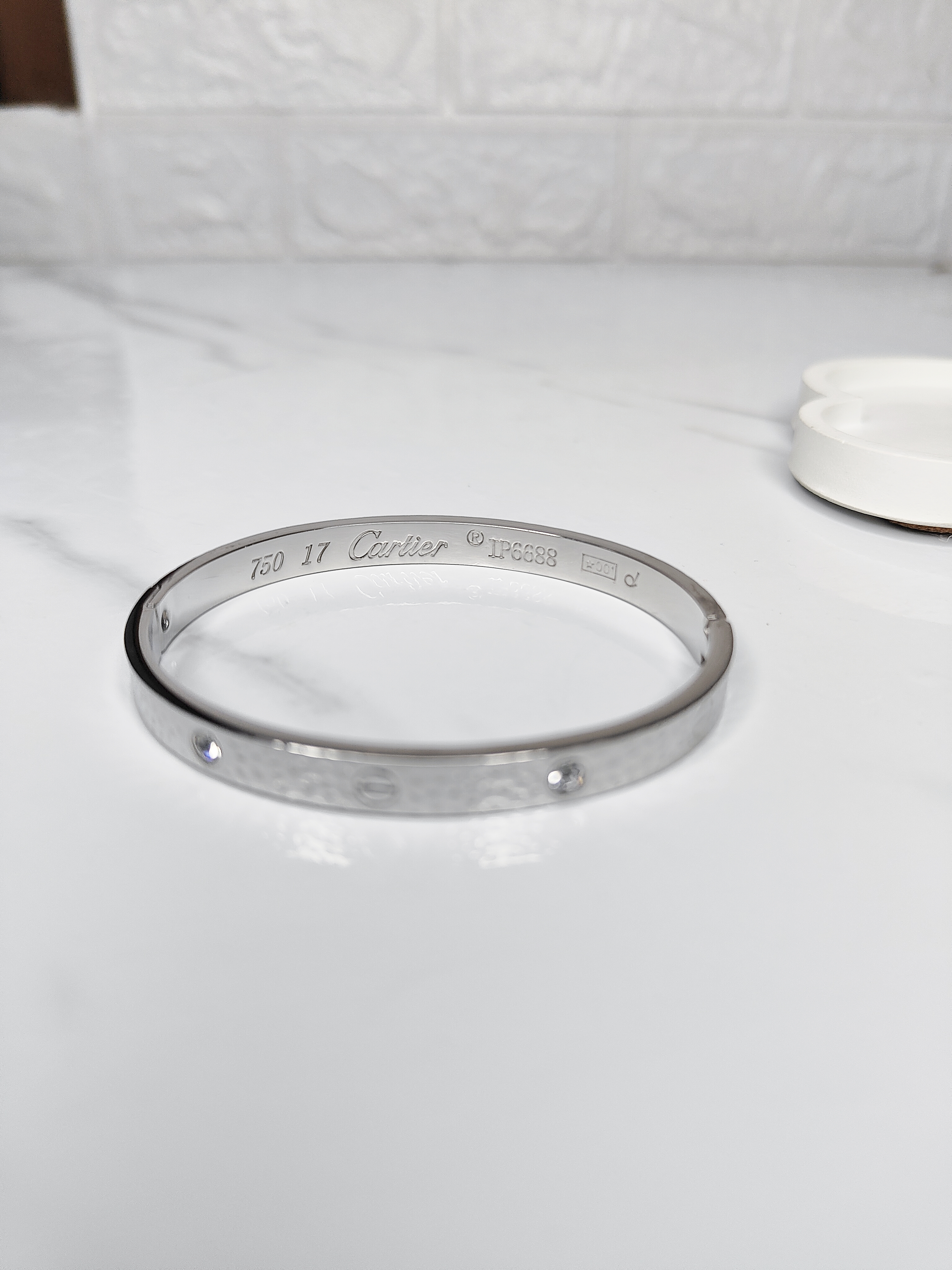 Silver Patterned Bracelet