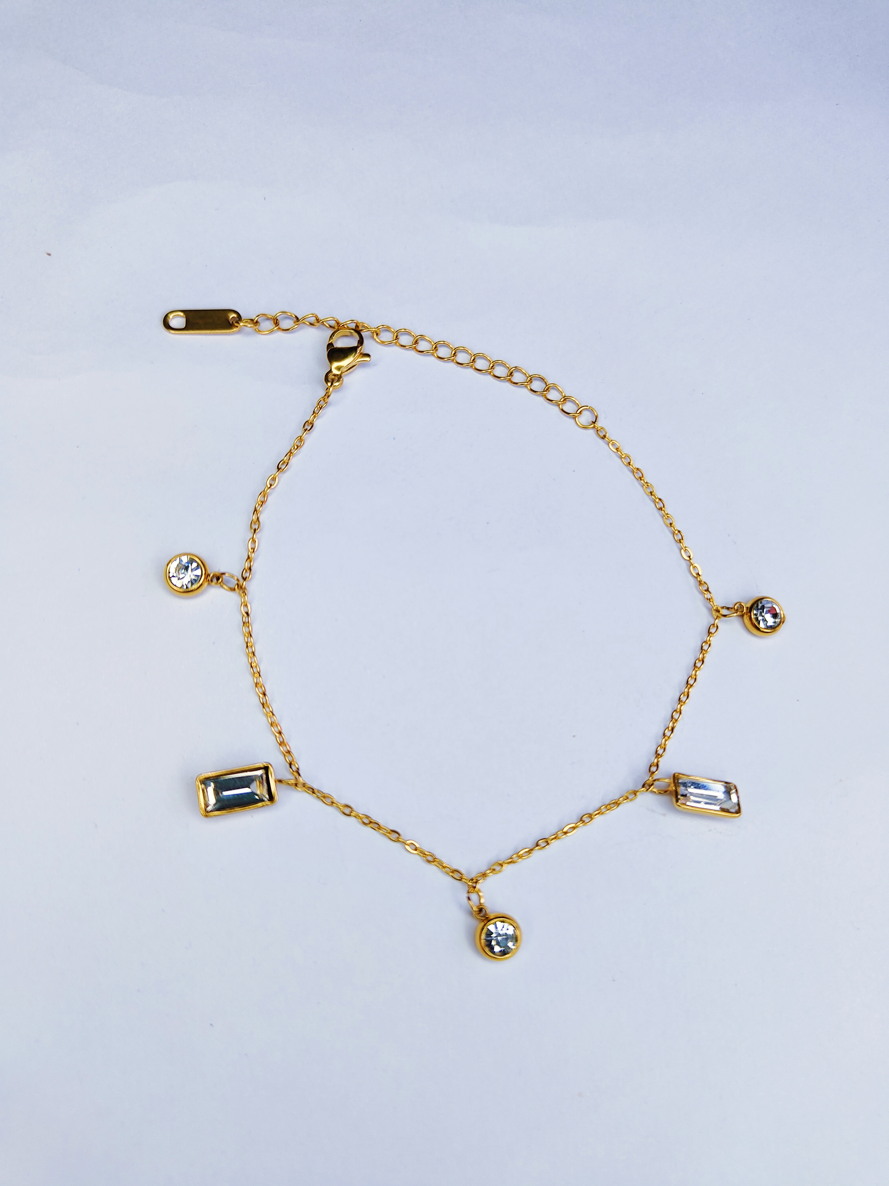 18K Gold Plated Charm Bracelet