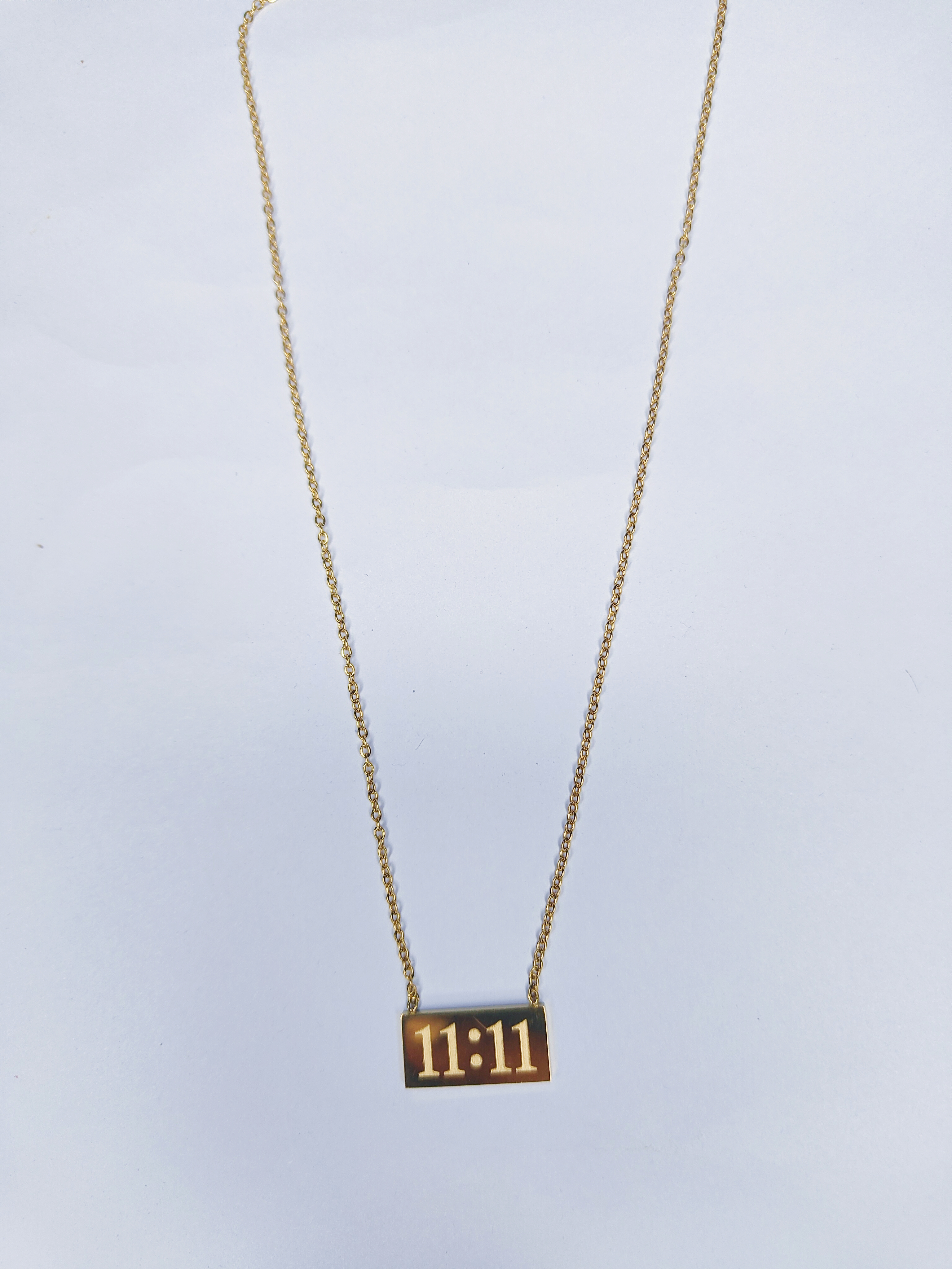 18K Gold Plated 11:11 Necklace