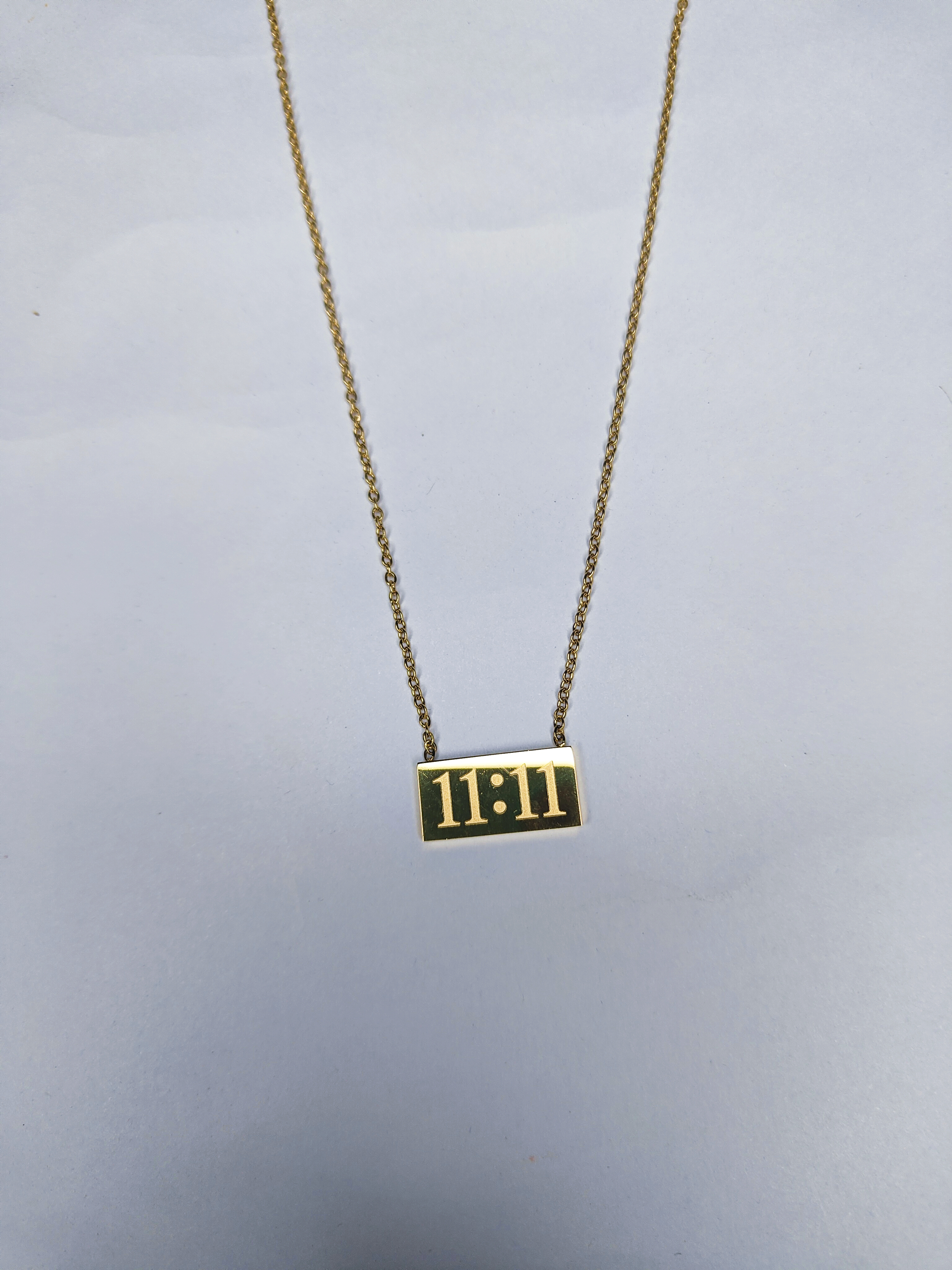 18K Gold Plated 11:11 Necklace