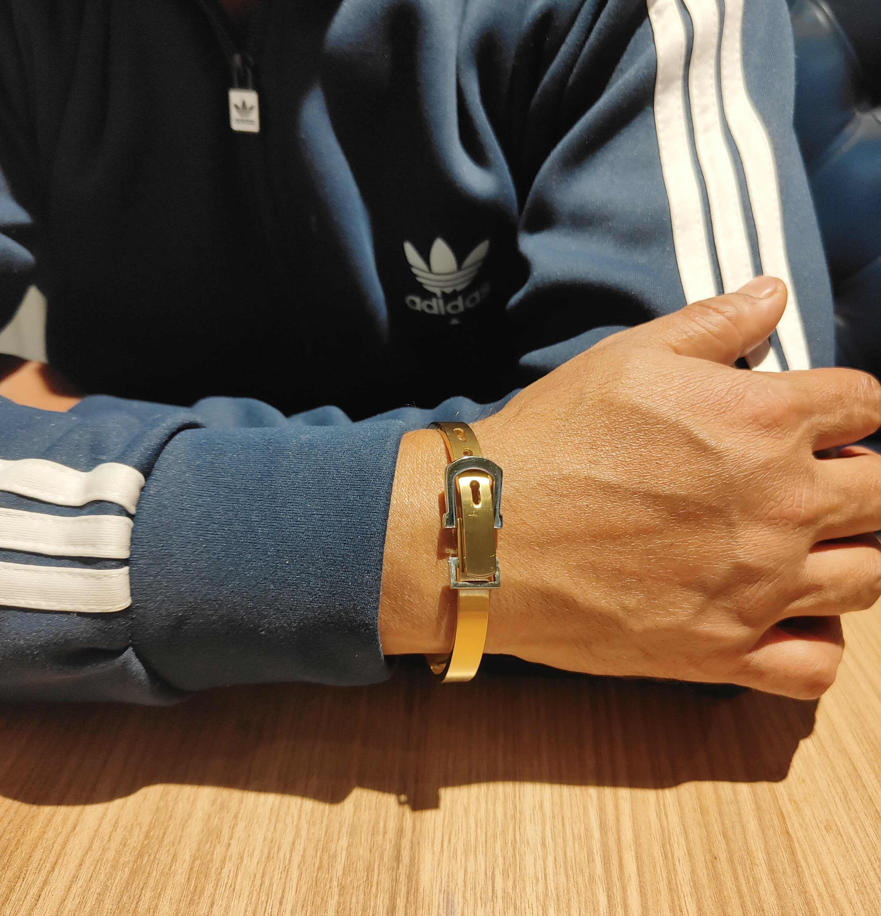 18K Gold Plated Hand cuff Bracelet