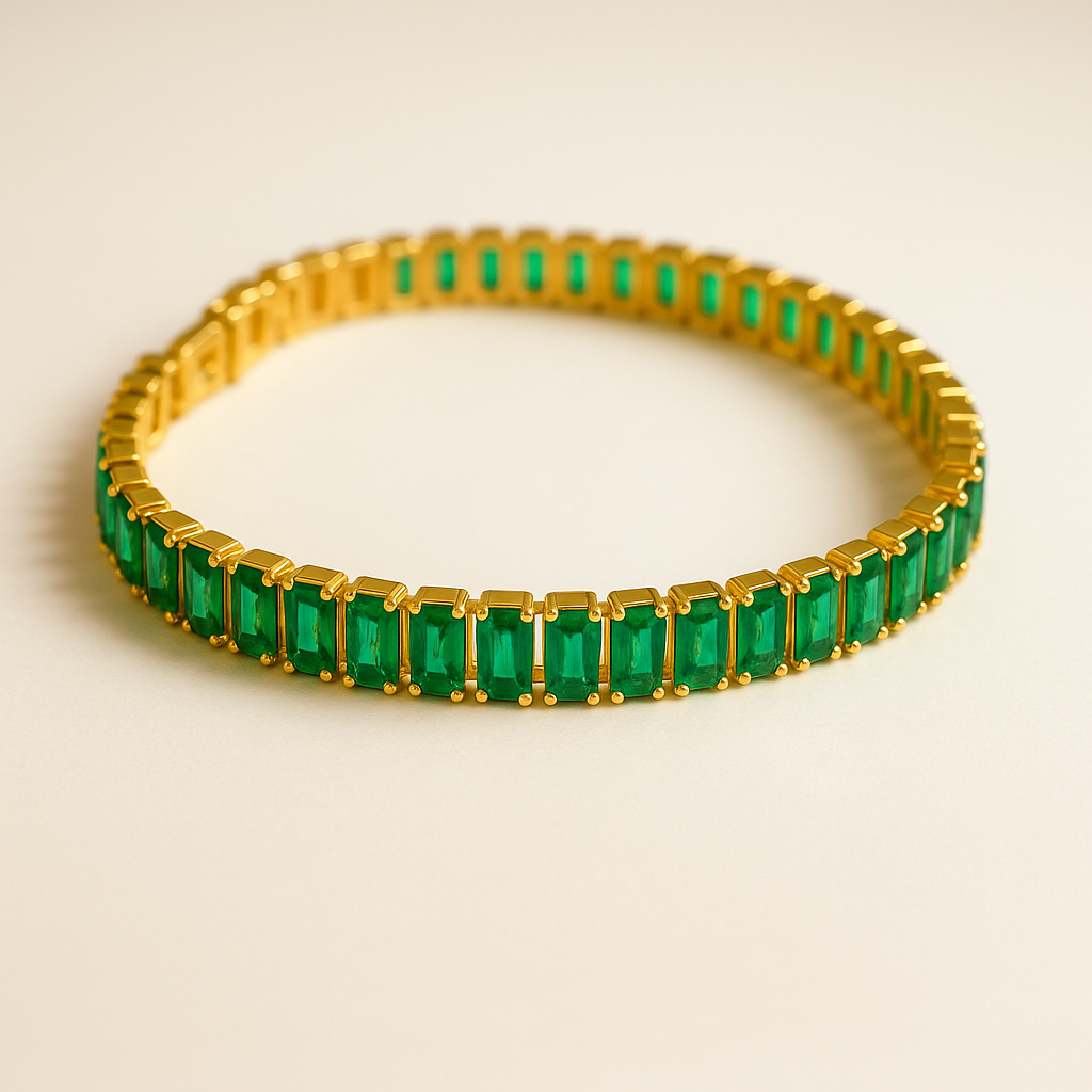 Emerald Tennis Bracelet