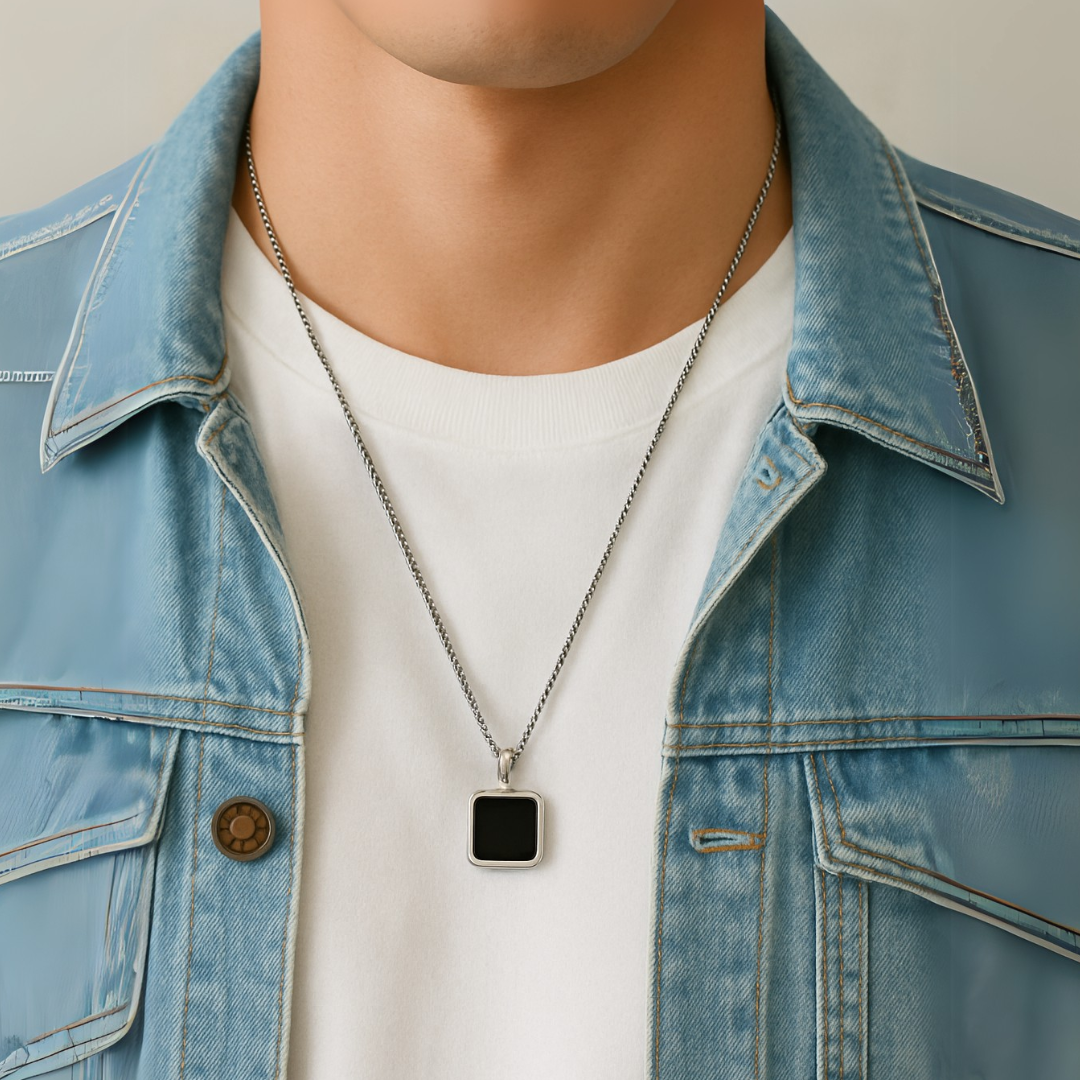 Square Pendant Necklace