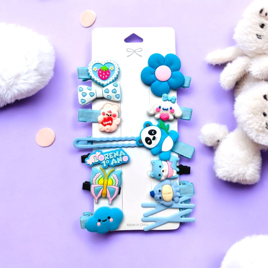 Cute Kids' Korean Hair Clip Set