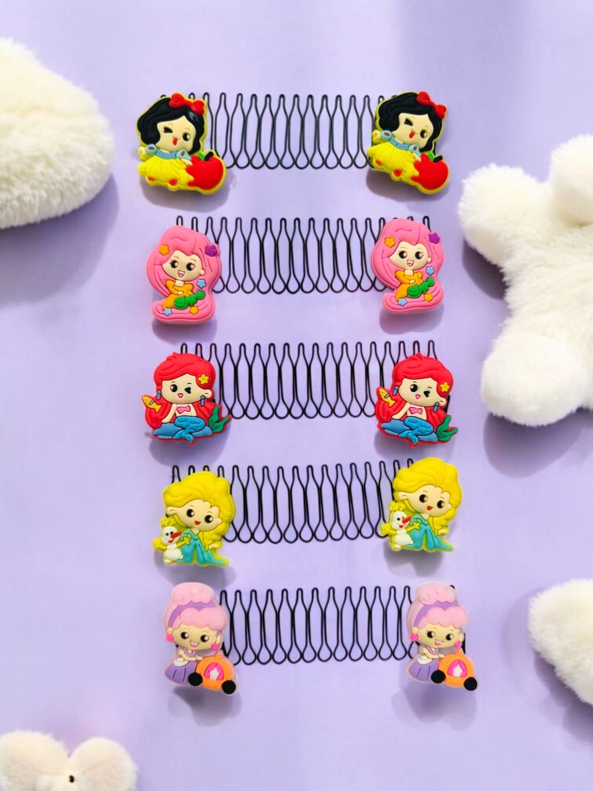 Princess Cartoon Hair Clips (1pc)