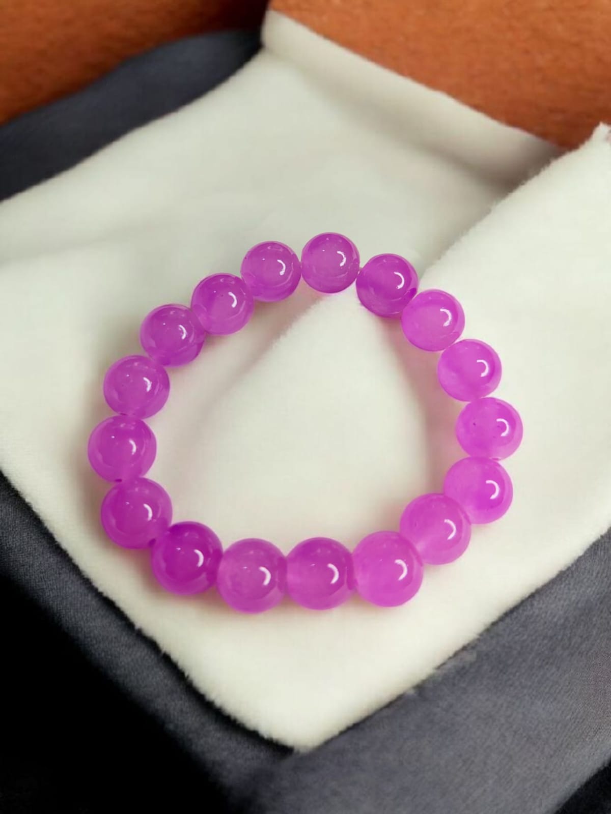 Purple Beaded Bracelet