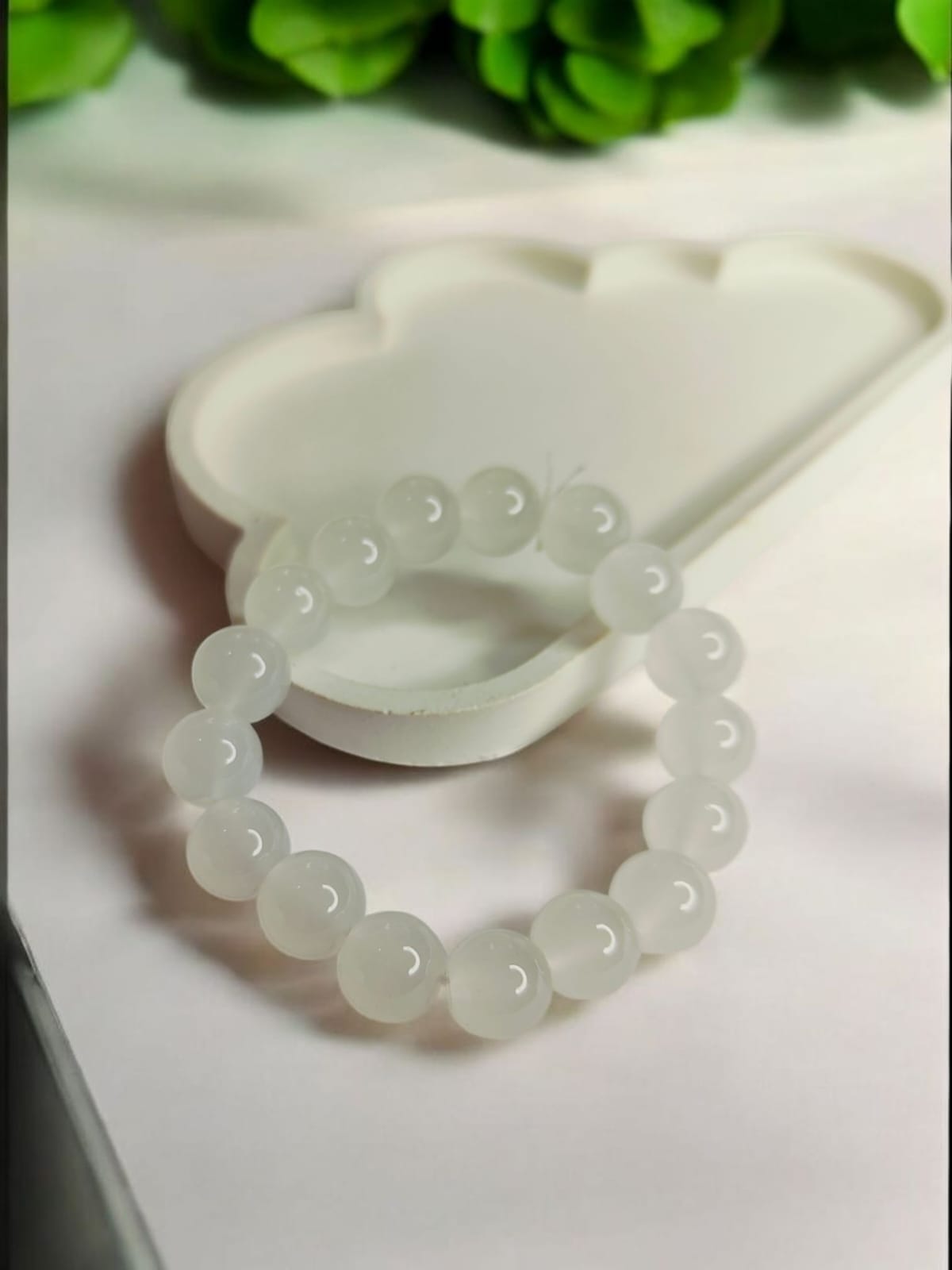 White Moonstone Natural Stone Bracelet