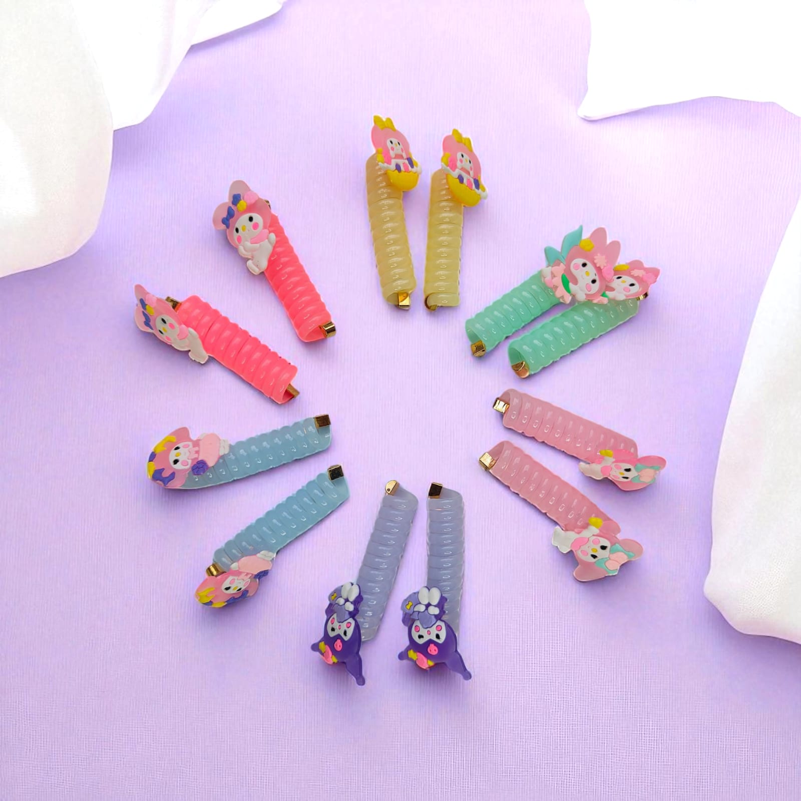 Colorful Cartoon Hair Clips