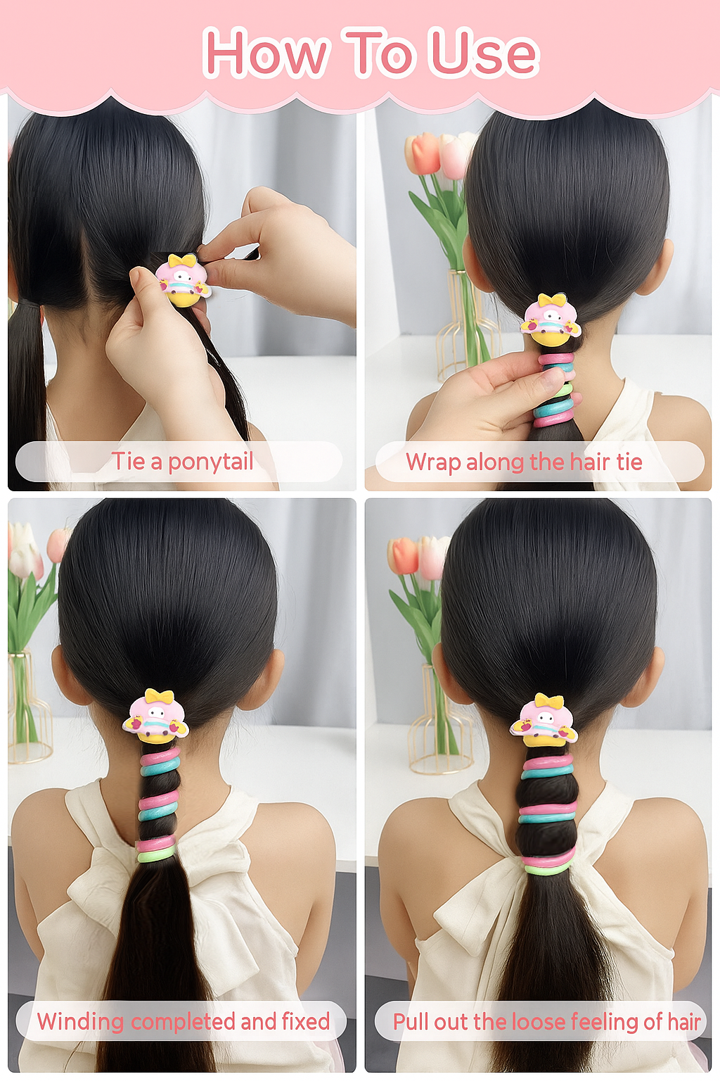 Colorful Cartoon Hair Clips