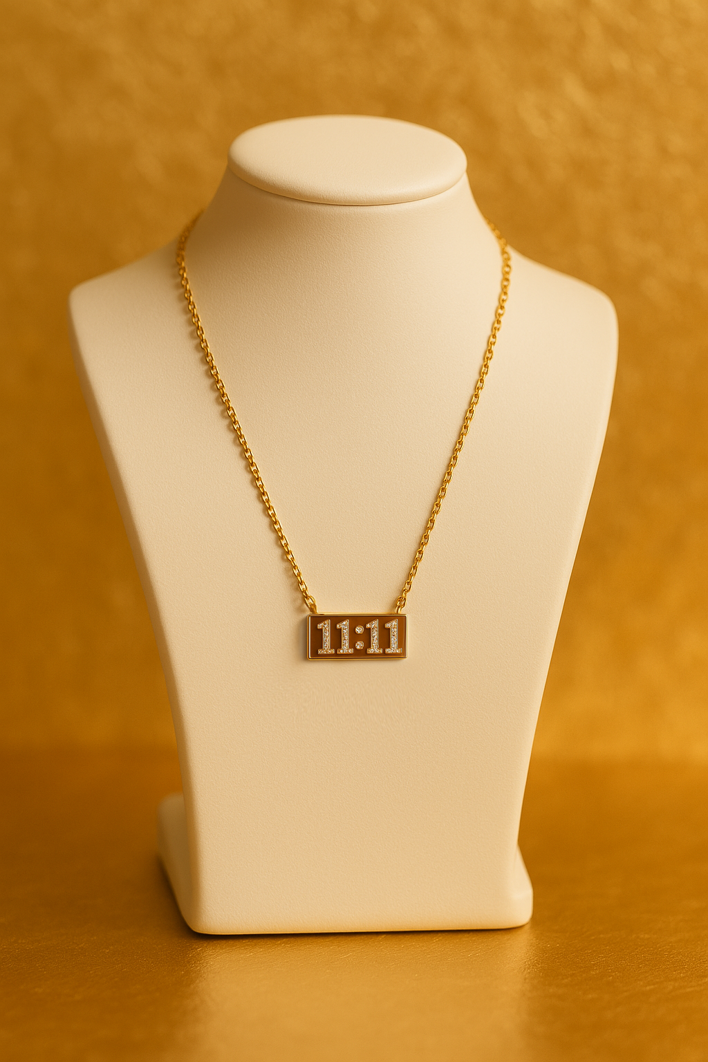 Sparkeling Gold 11:11 Necklace