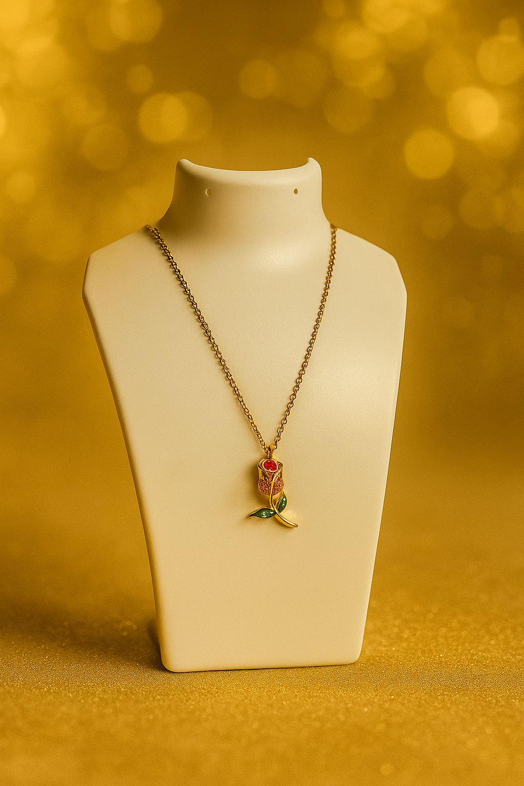 Rose Pendant Necklace