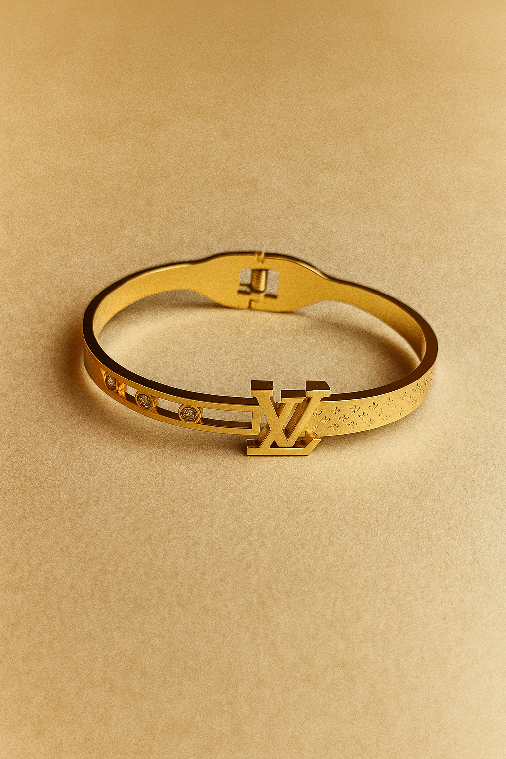 Brand Inspired Baby Size (2:2) Gold Bracelet