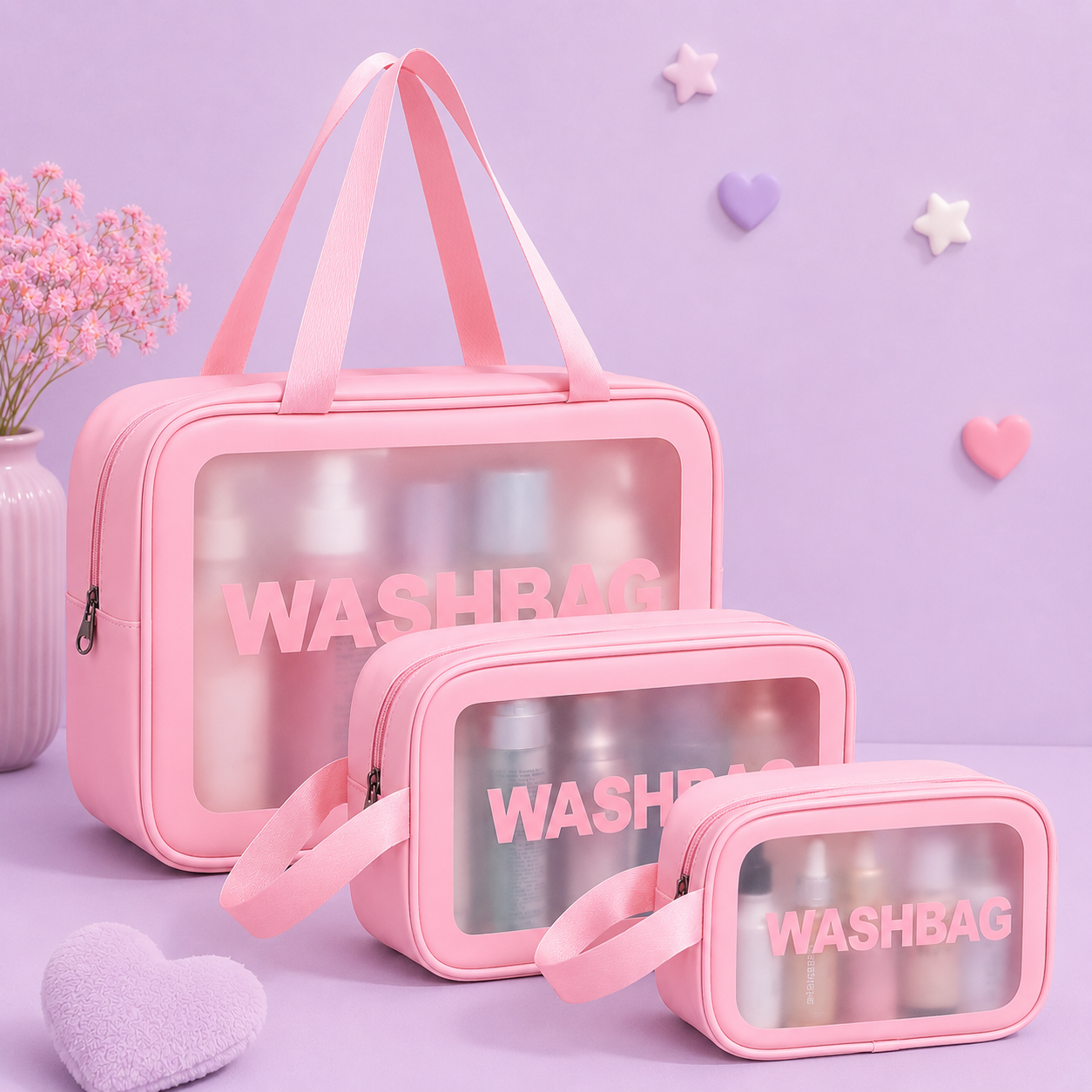 Travel Wash Bag Set