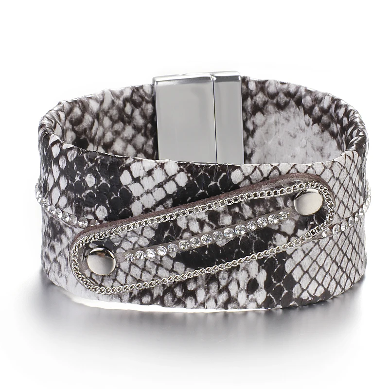 Bracelet motif serpent