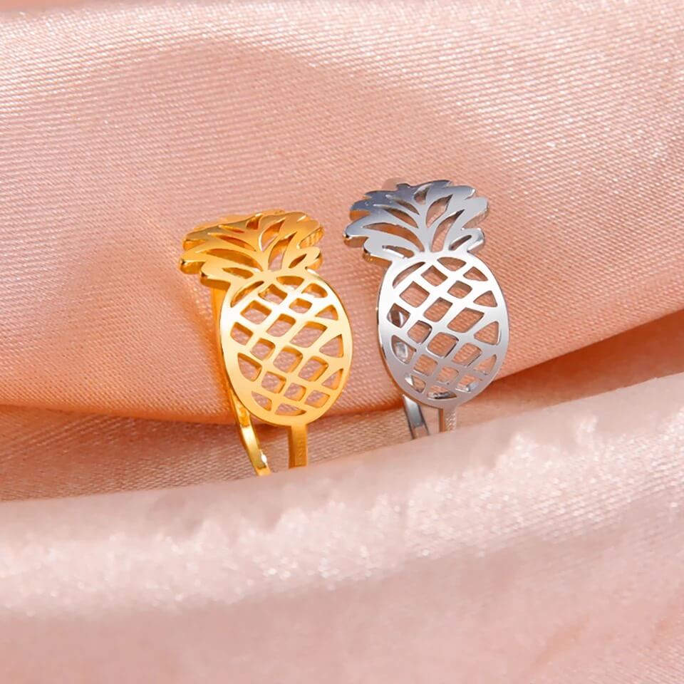 Boucles d'oreilles ananas