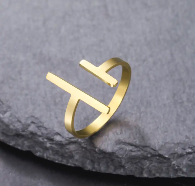 Bague minimaliste en or